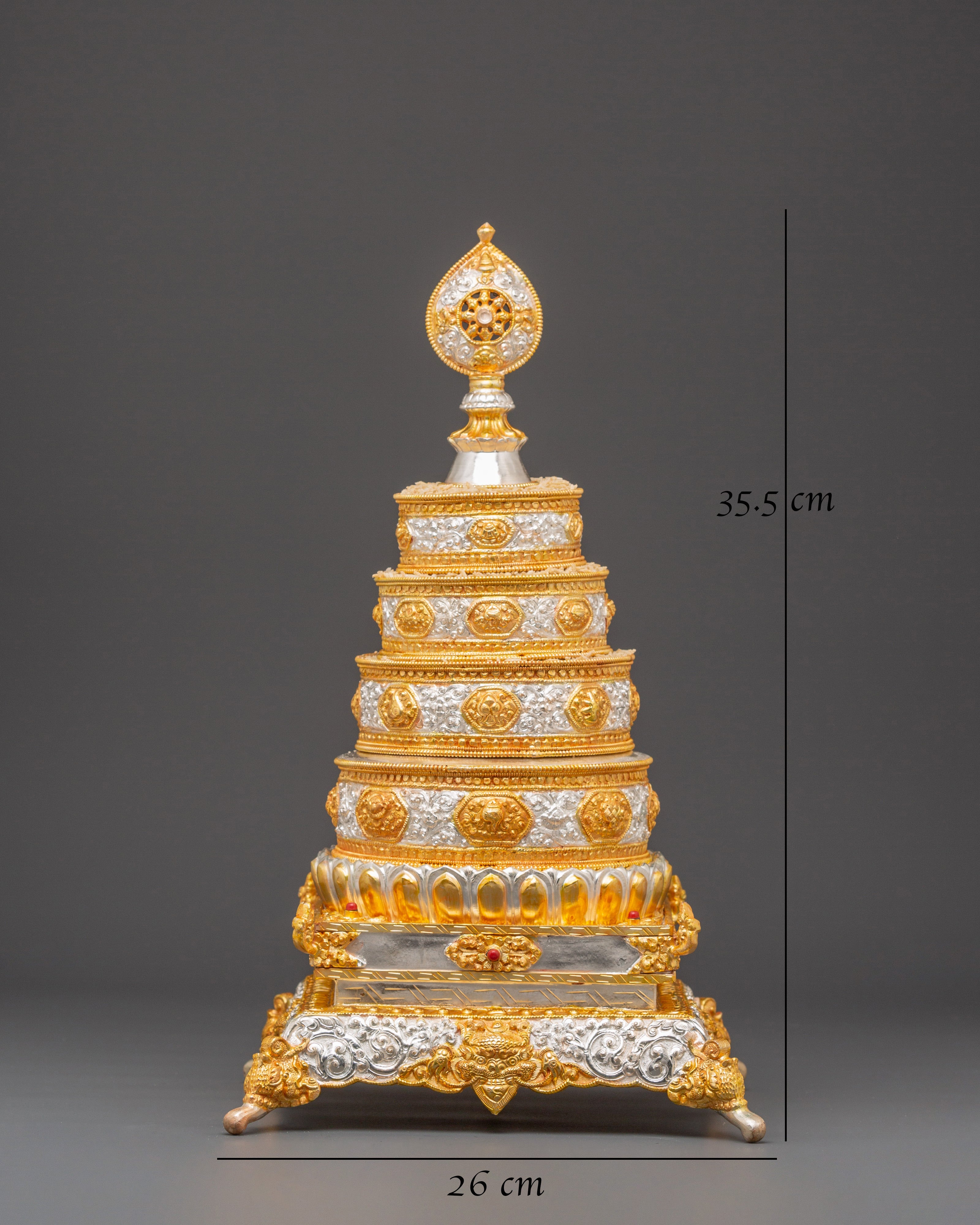 Traditional Buddhist Mandala Offering Set for Spiritual Rituals
