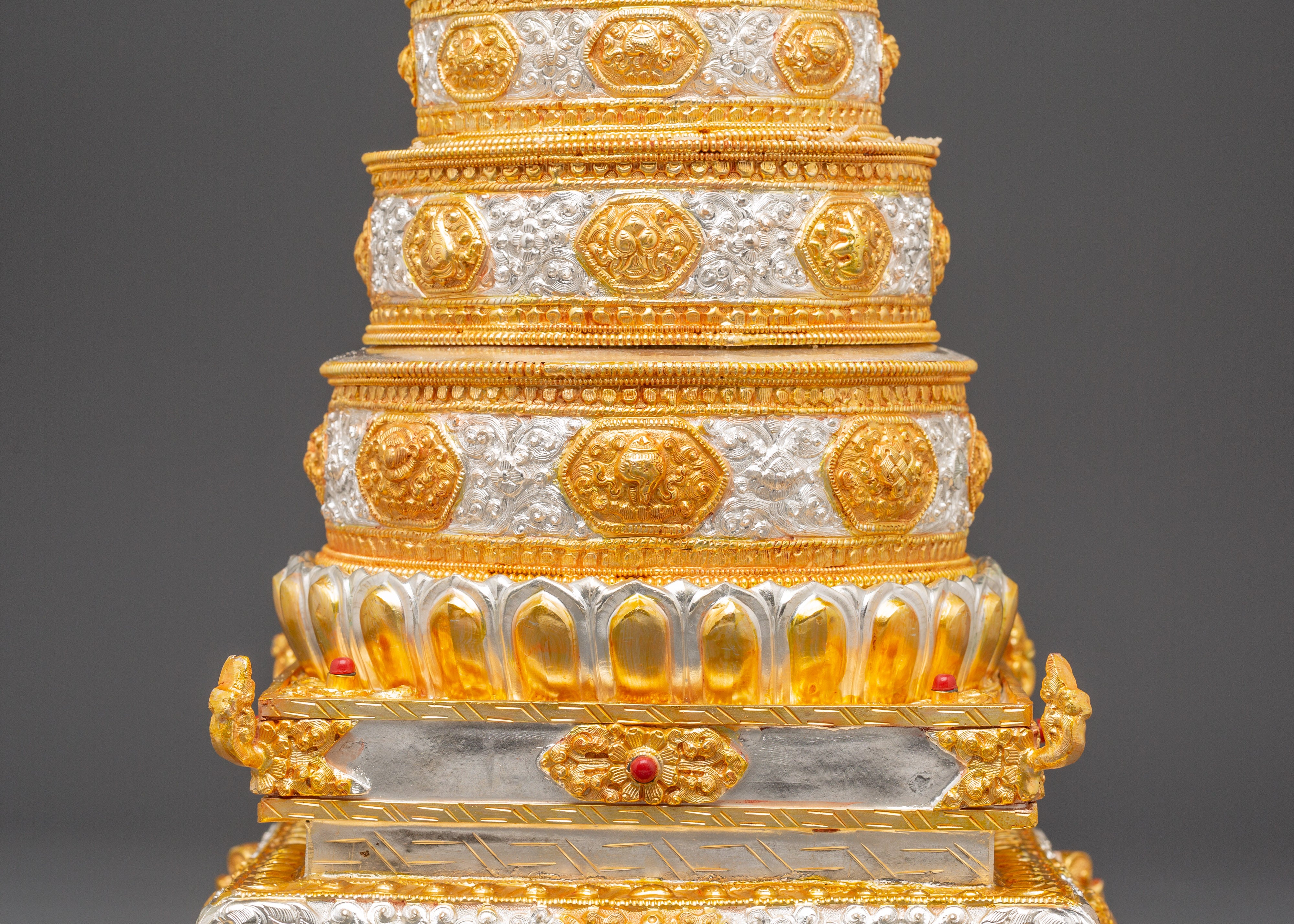 Traditional Buddhist Mandala Offering Set for Spiritual Rituals
