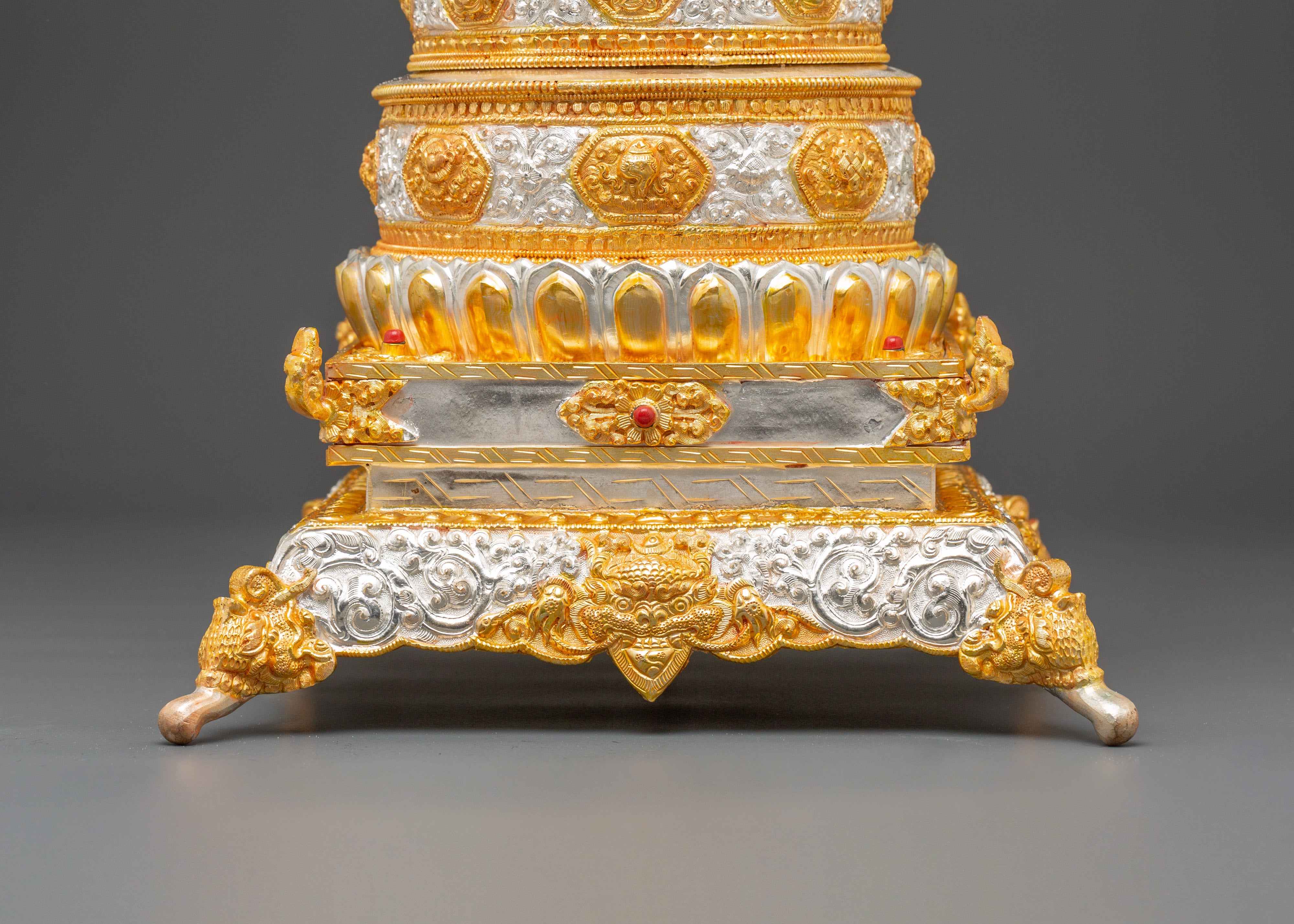 Traditional Buddhist Mandala Offering Set for Spiritual Rituals