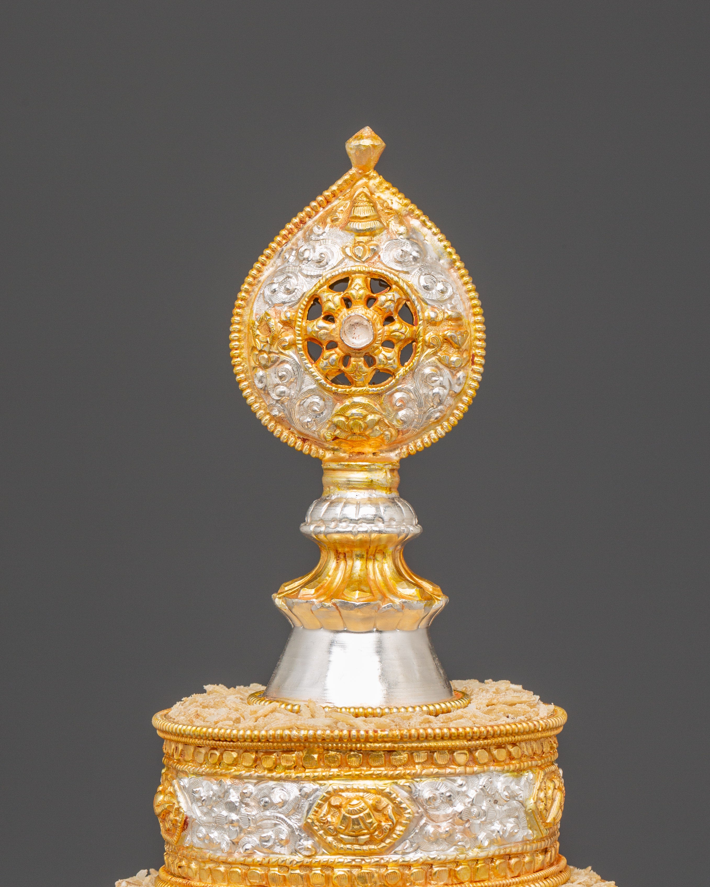 Traditional Buddhist Mandala Offering Set for Spiritual Rituals