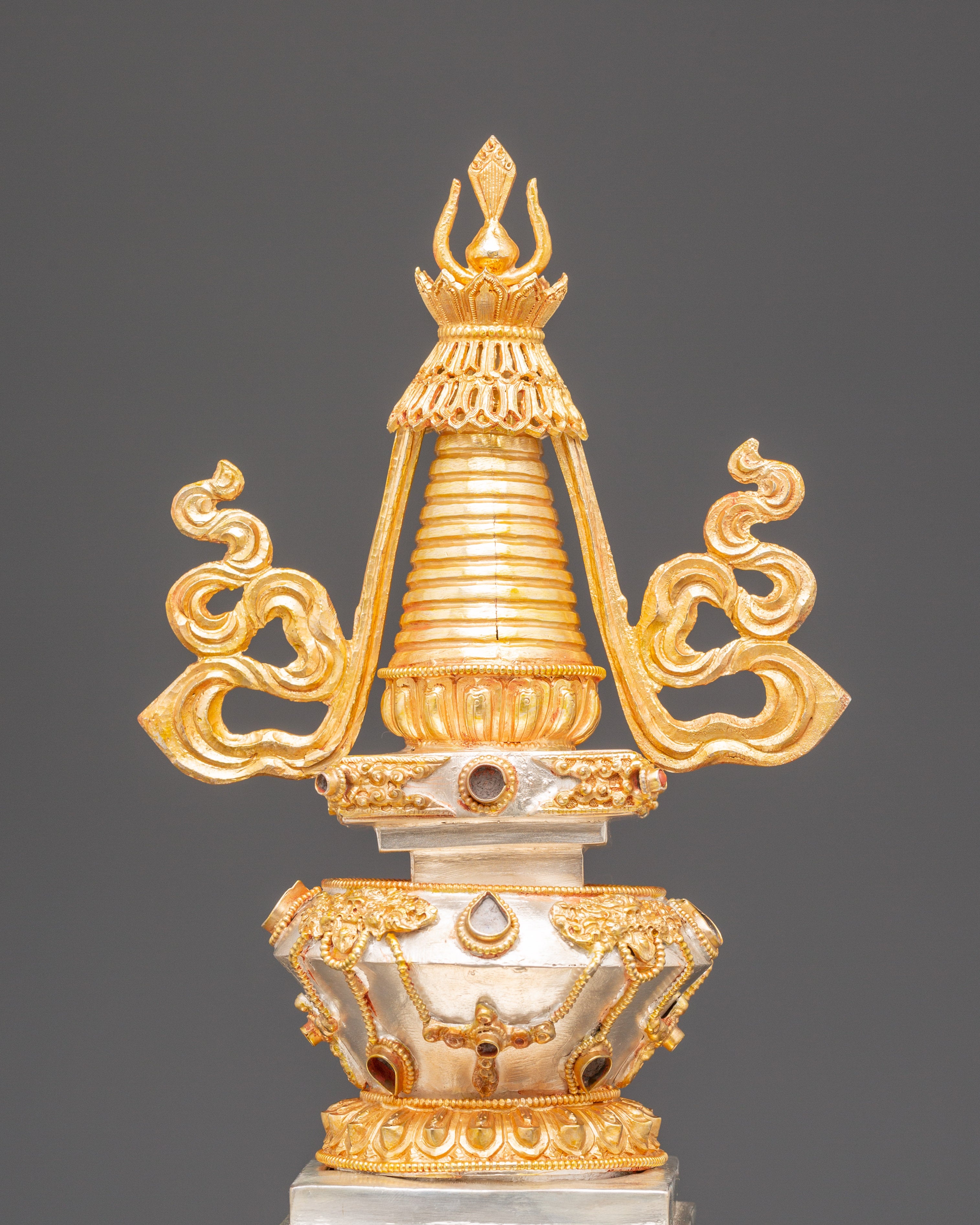 Handmade Stupa for Ritual Ceremonies | Symbol of Enlightenment – Evamratna