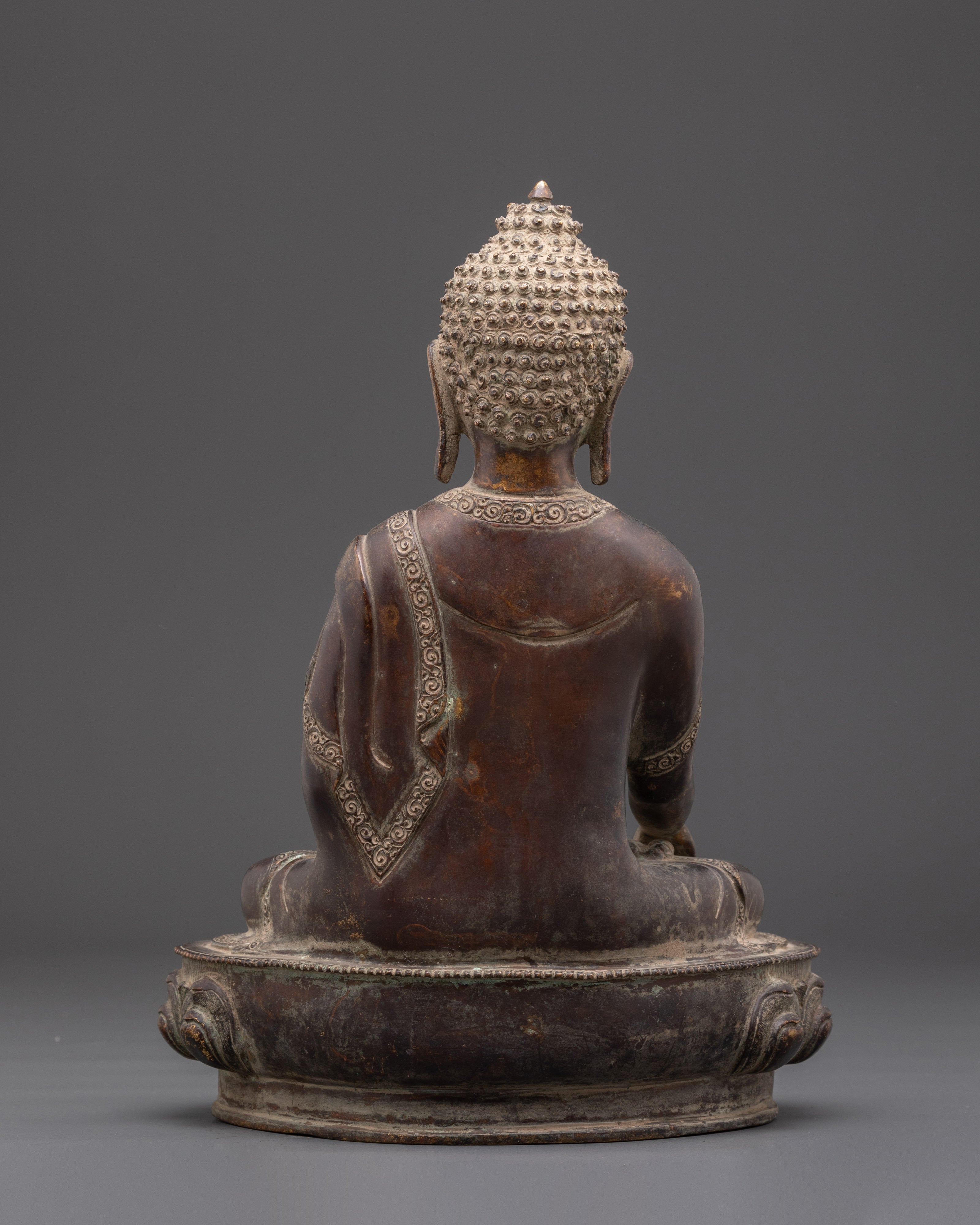 Spiritual Enlightenment Shakyamuni Statue | Handcrafted Copper Buddha Sculpture