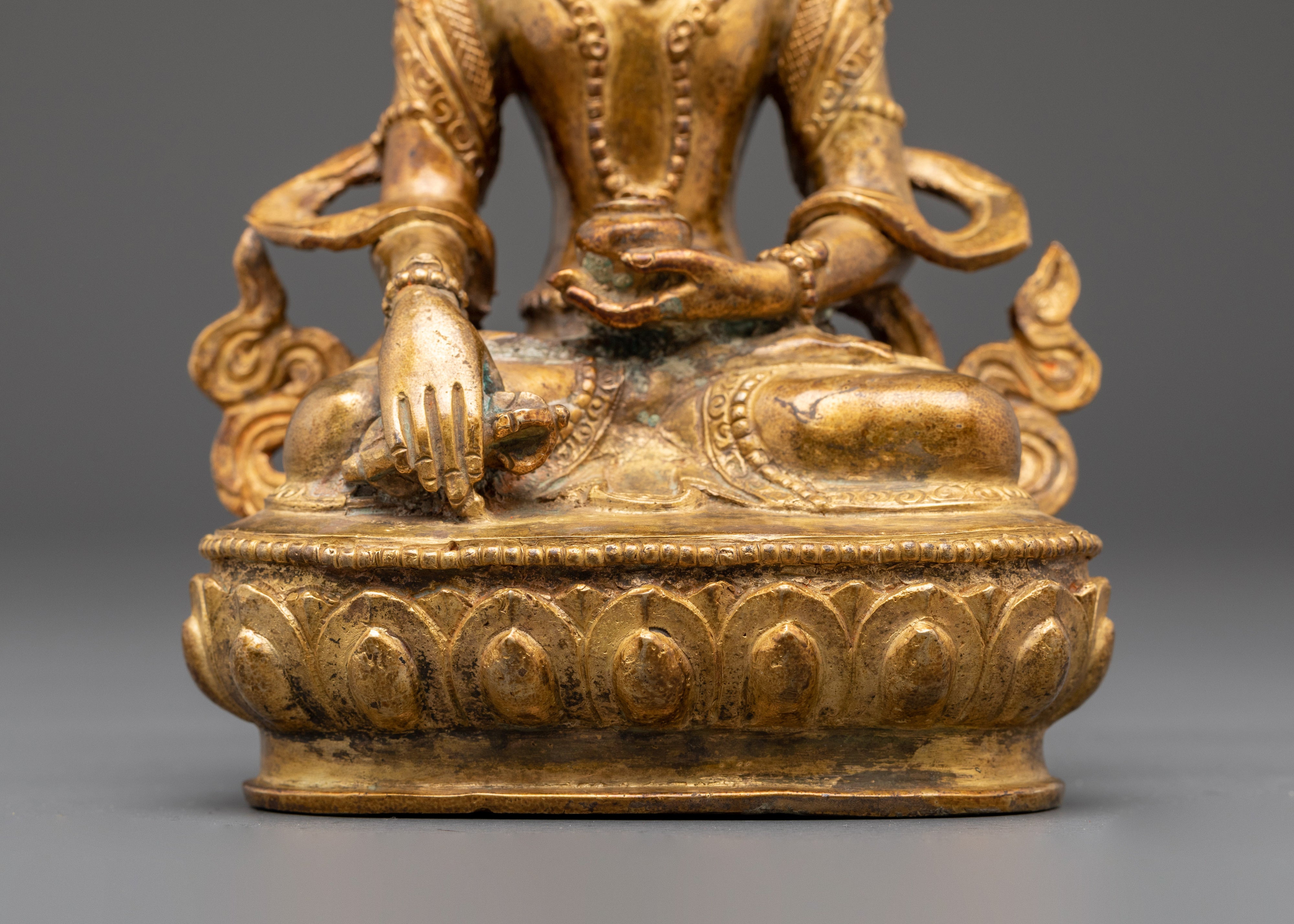 Copper Akshobhya Buddha Statue | Embodiment of Wisdom and Purity