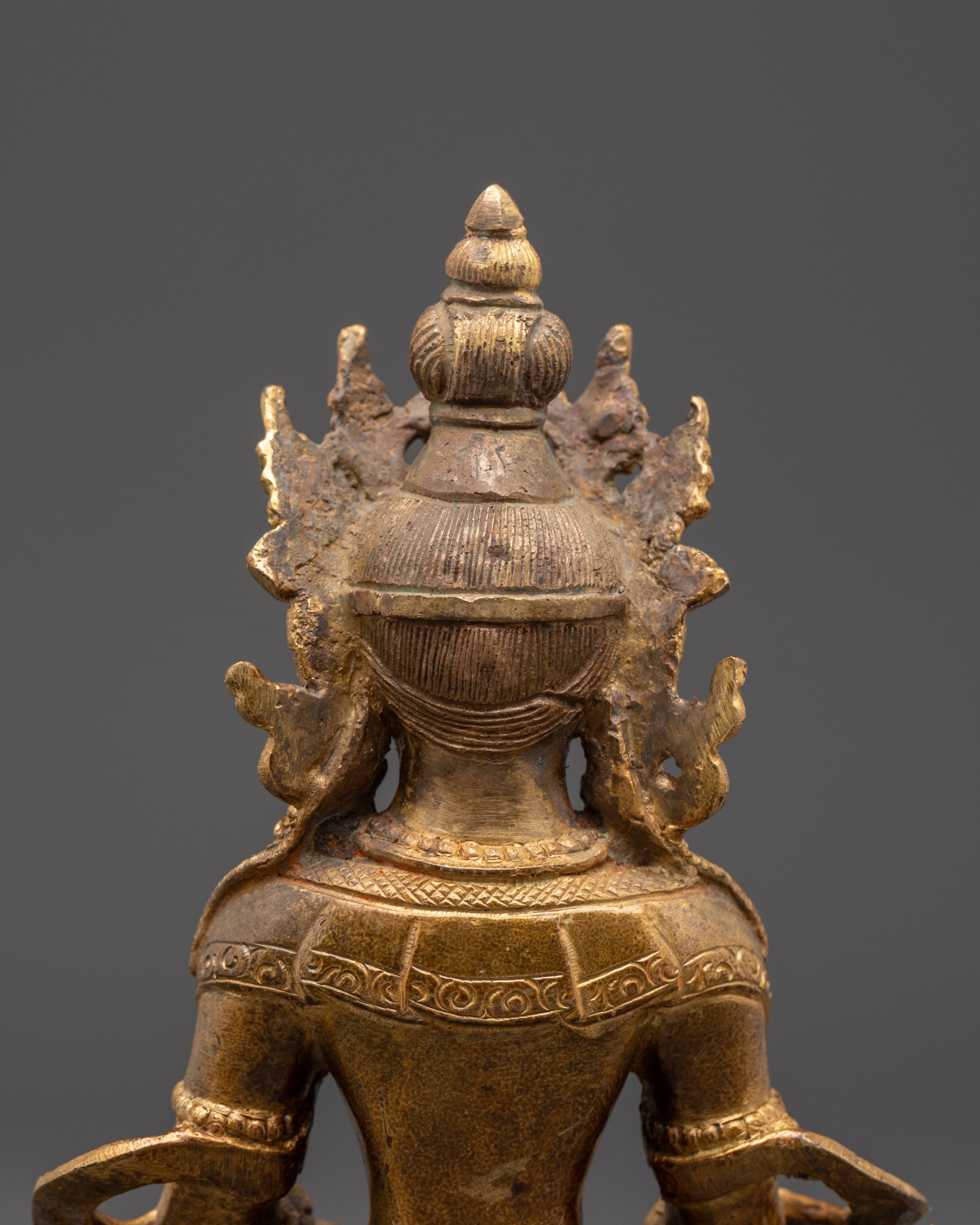 Copper Akshobhya Buddha Statue | Embodiment of Wisdom and Purity