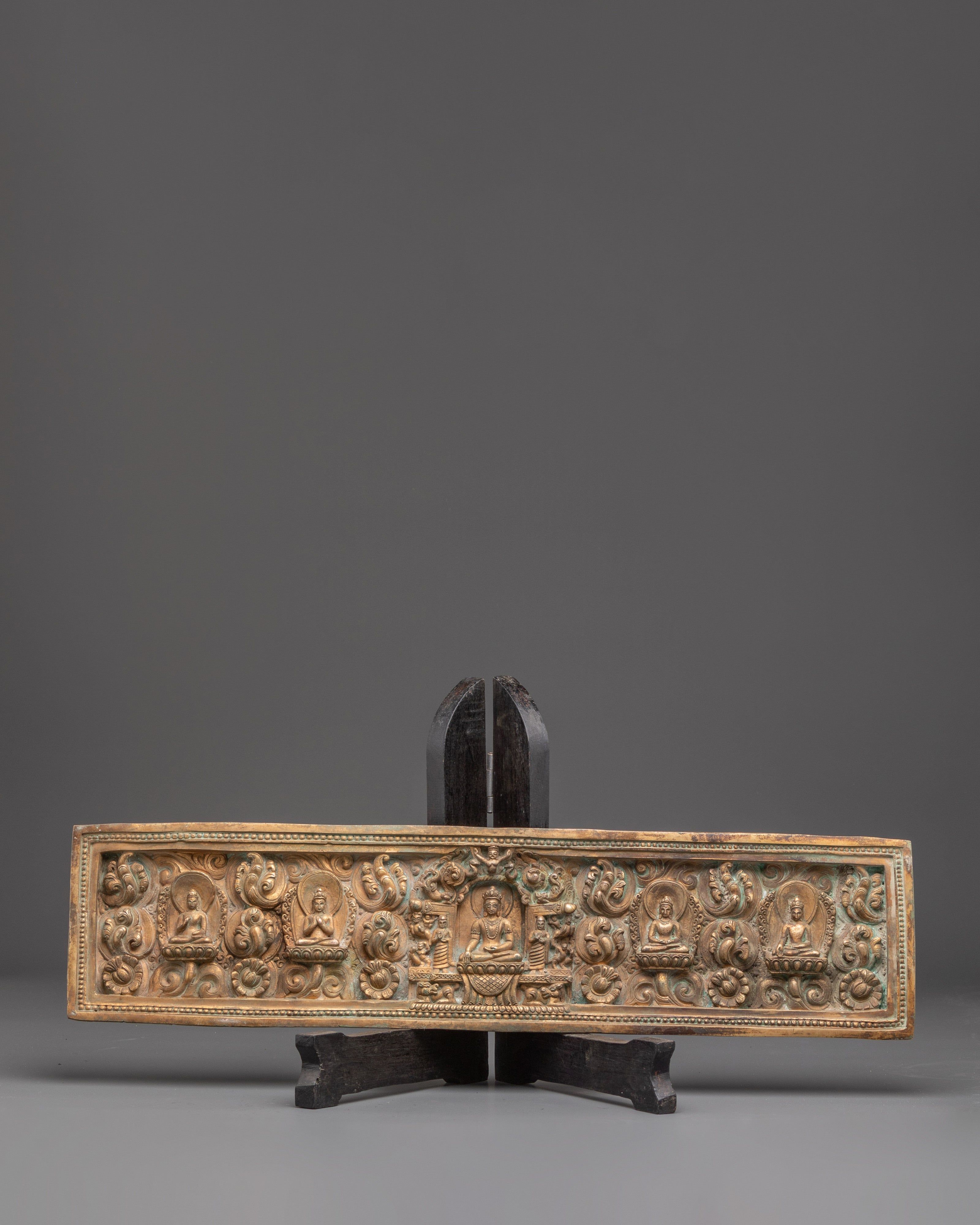 Five Dhyani Buddha Figure Decor | Himalayan Buddhist Artwork