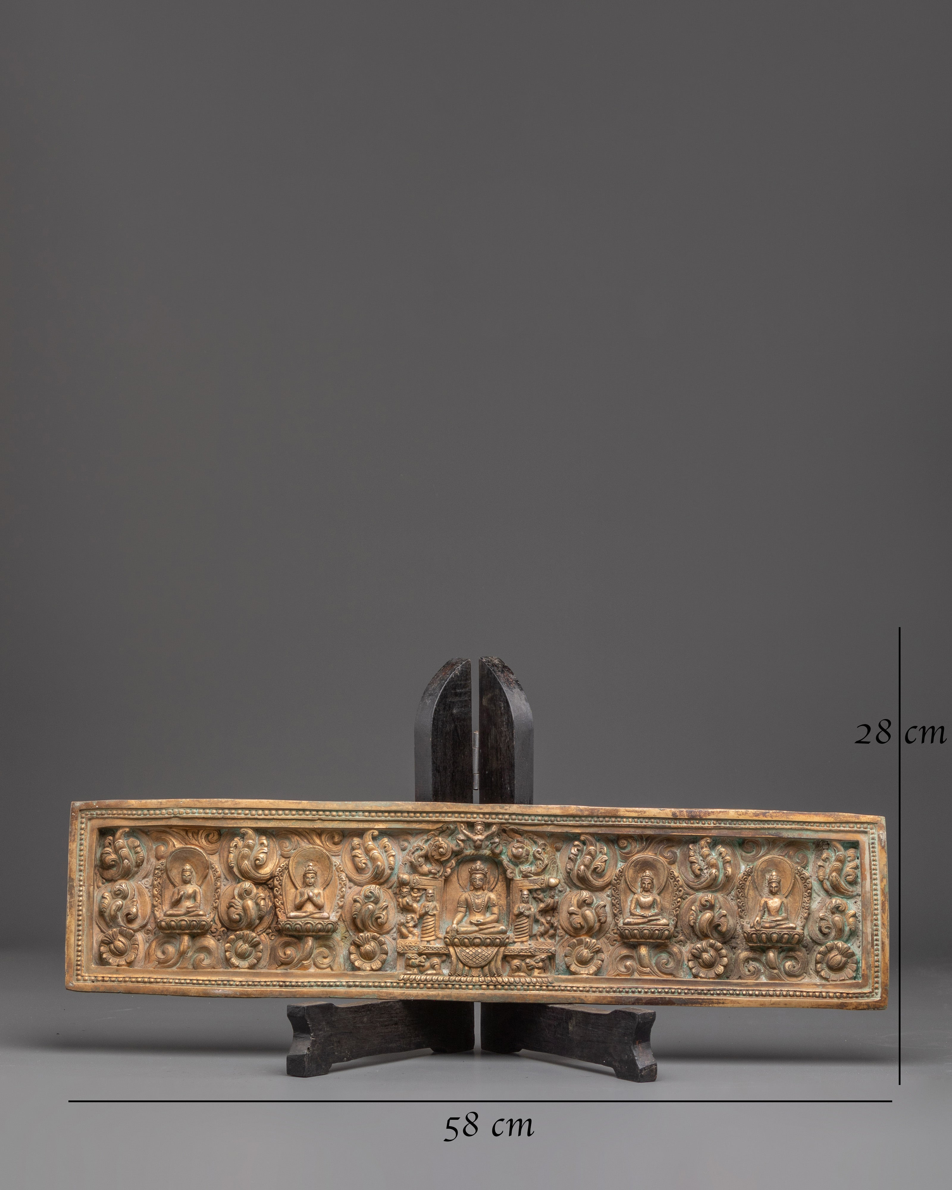 Five Dhyani Buddha Figure Decor | Himalayan Buddhist Artwork