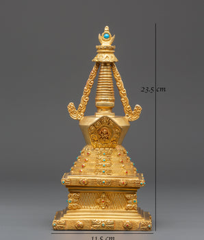 Tibetan Buddhist Shrine Stupa | Buddhist Shrine Decor