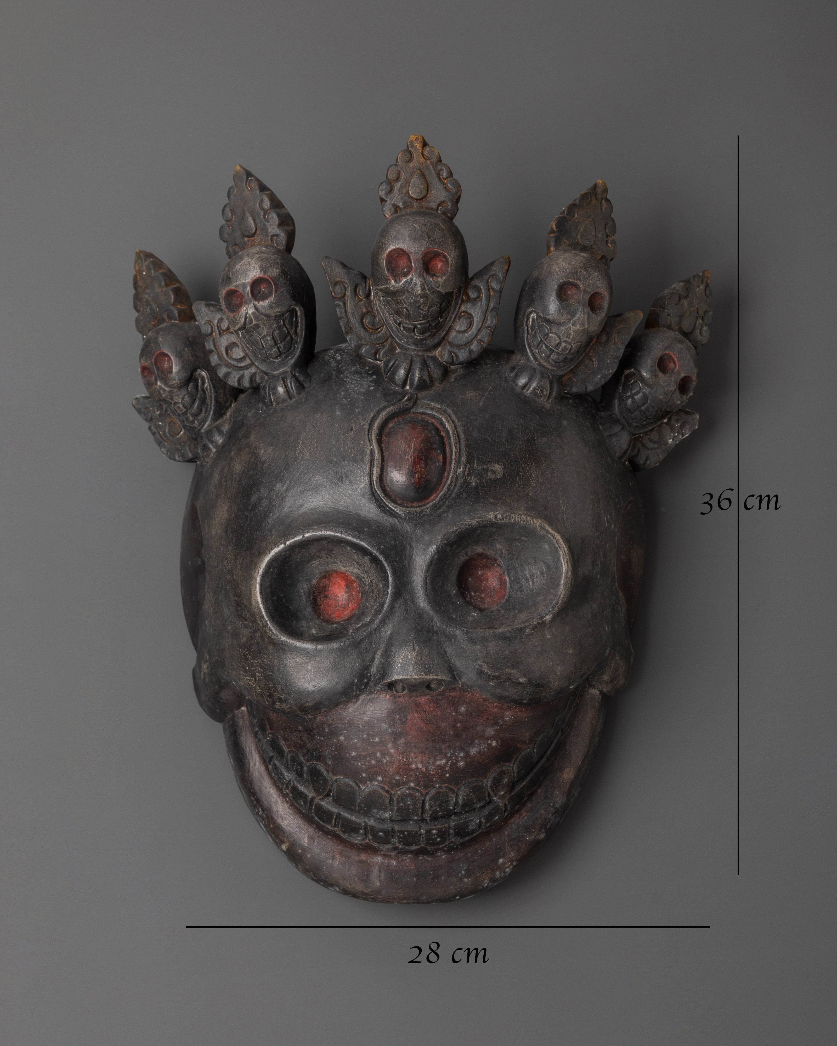 Tibetan Buddhist Ritual Mask | Symbols of Transformation and Protection