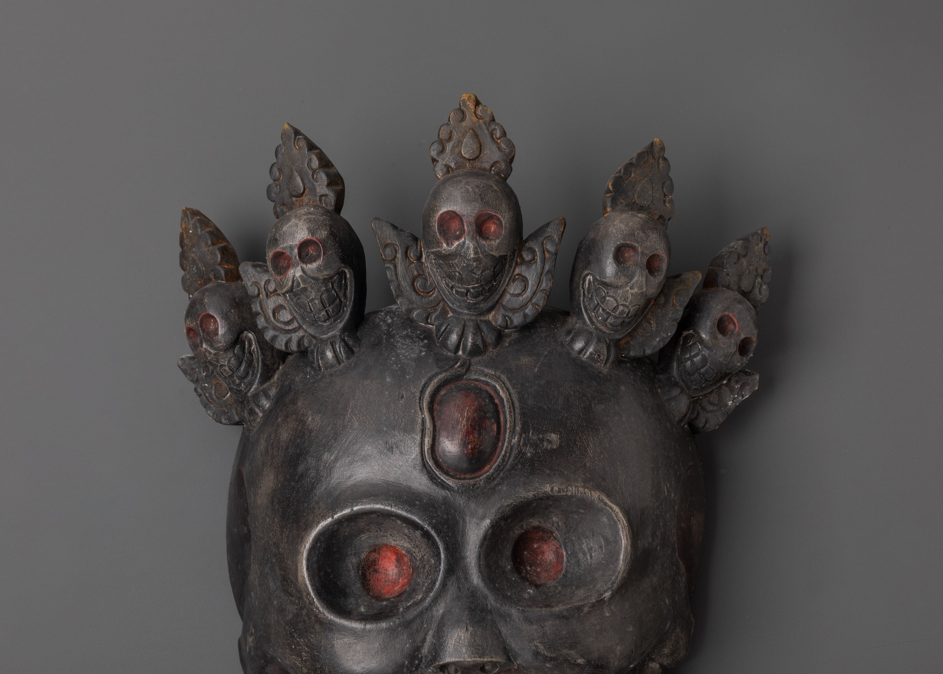 Tibetan Buddhist Ritual Mask | Symbols of Transformation and Protection