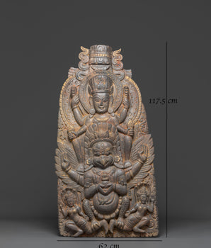 Garuda Statue for Buddhist Altar | Mythical Bird Sculpture
