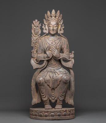 Statue of Future Buddha Maitreya