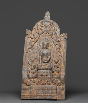 Shakyamuni Buddha Wooden Sculpture | Historical Buddha