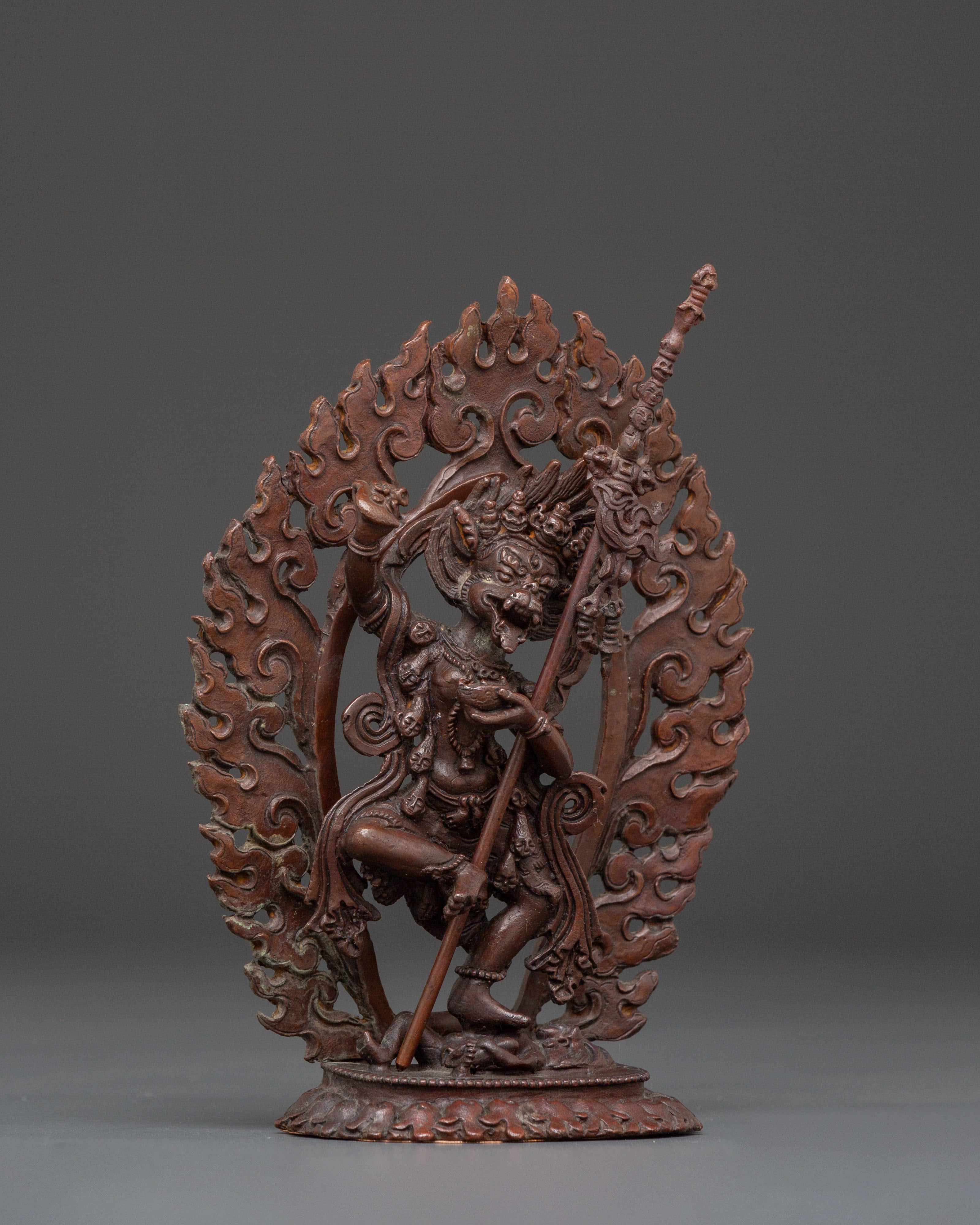 Simhamukha Dakini Statue | Wrathfull Female Deity