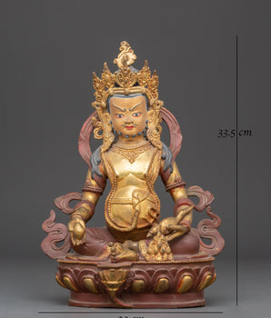 Statue of Buddhist Prosperity, Dzambhala | Tibetan Wealth Deity