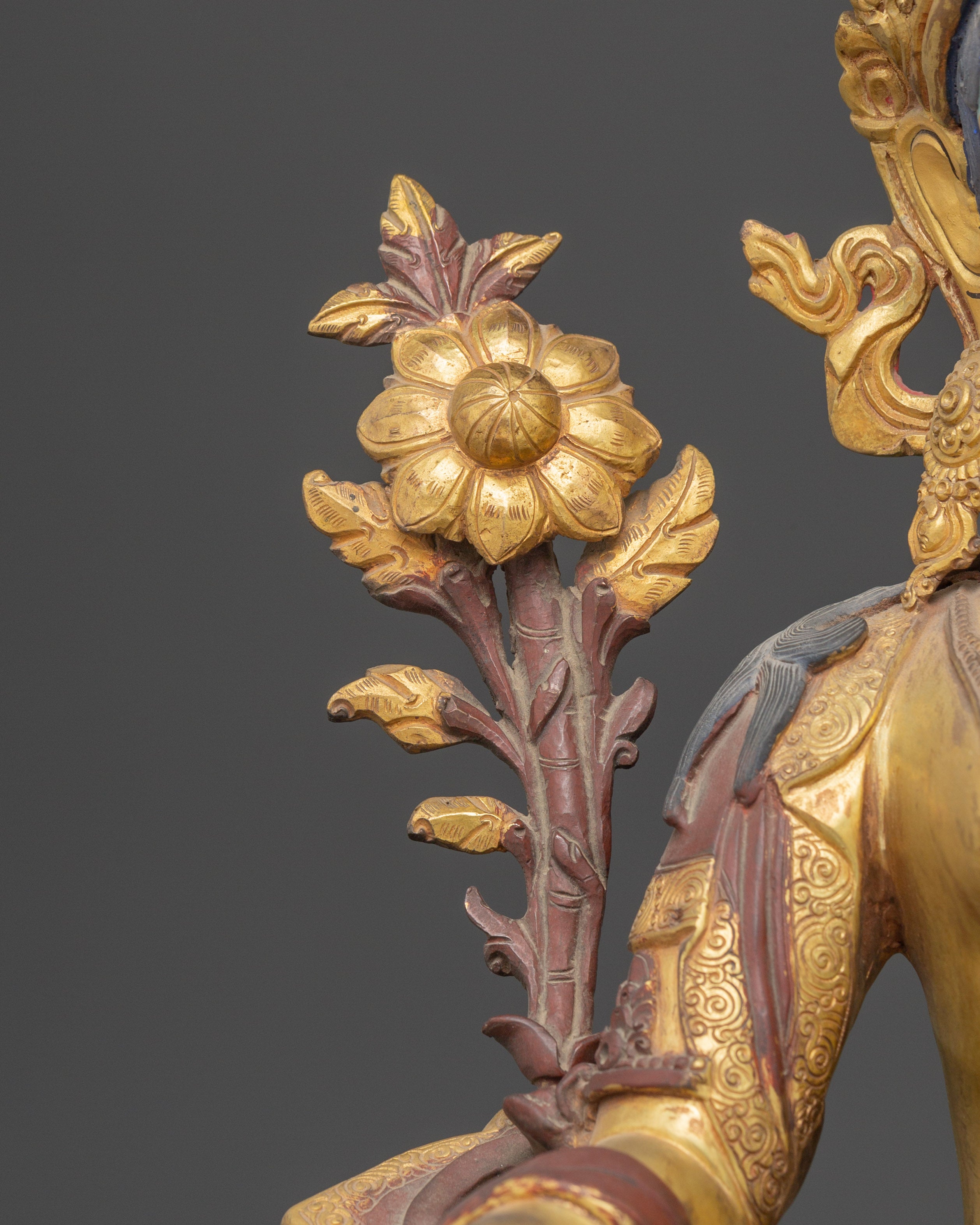 Compassionate Goddess Green Tara | Shyama Tara Sculpture