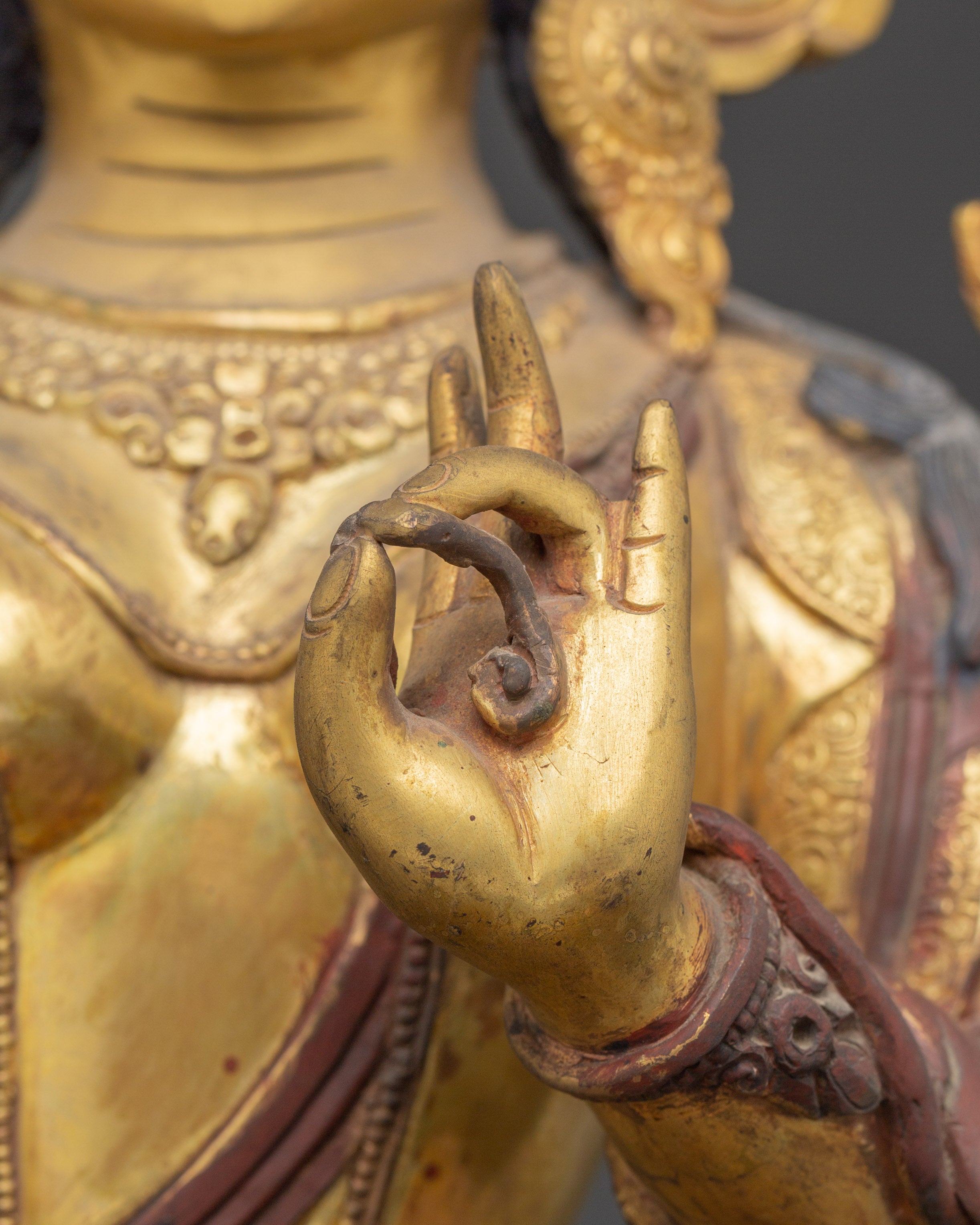Compassionate Goddess Green Tara | Shyama Tara Sculpture