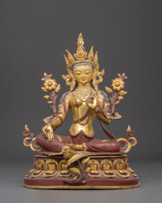 Compassionate Goddess Green Tara | Shyama Tara Sculpture