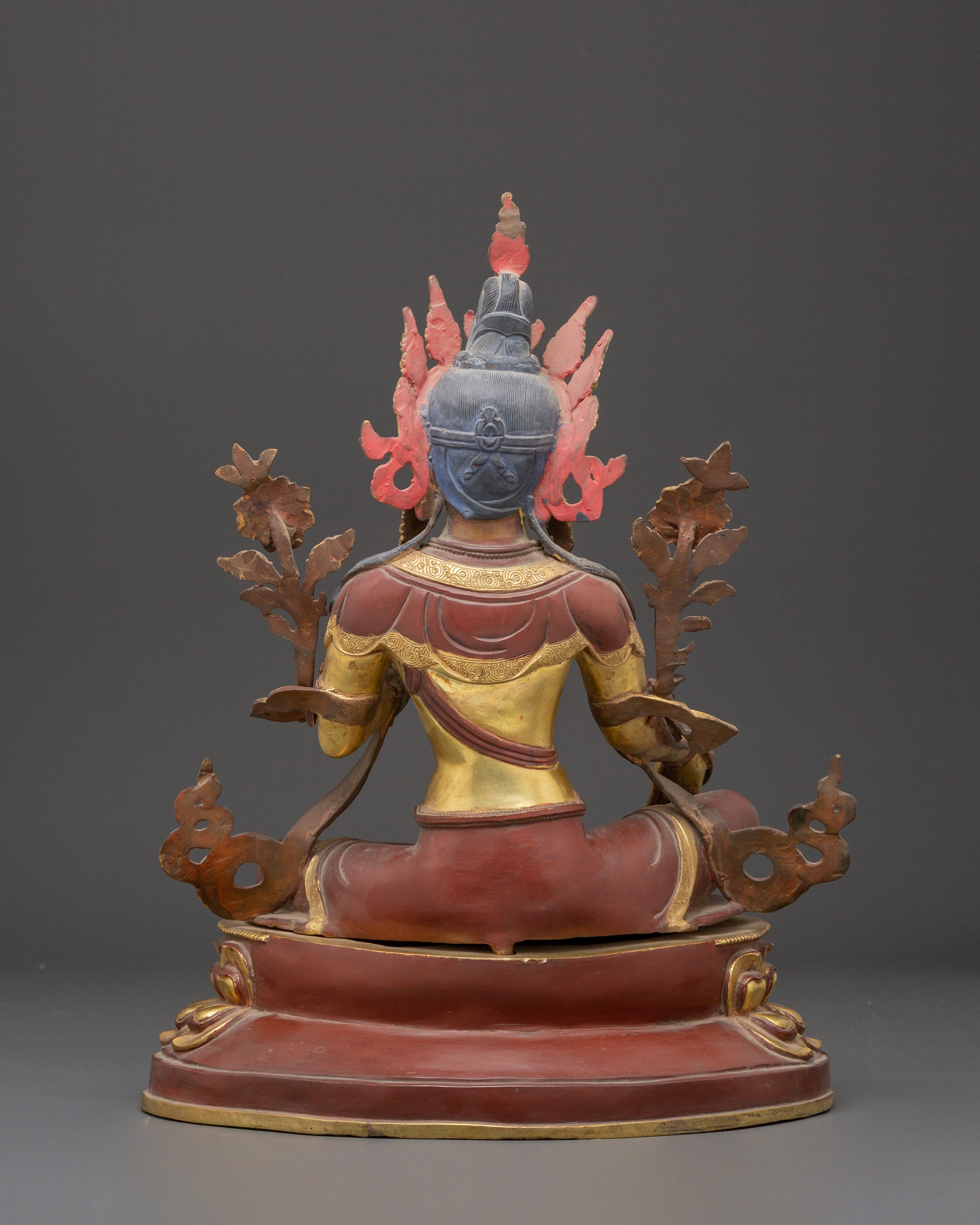 Compassionate Goddess Green Tara | Shyama Tara Sculpture