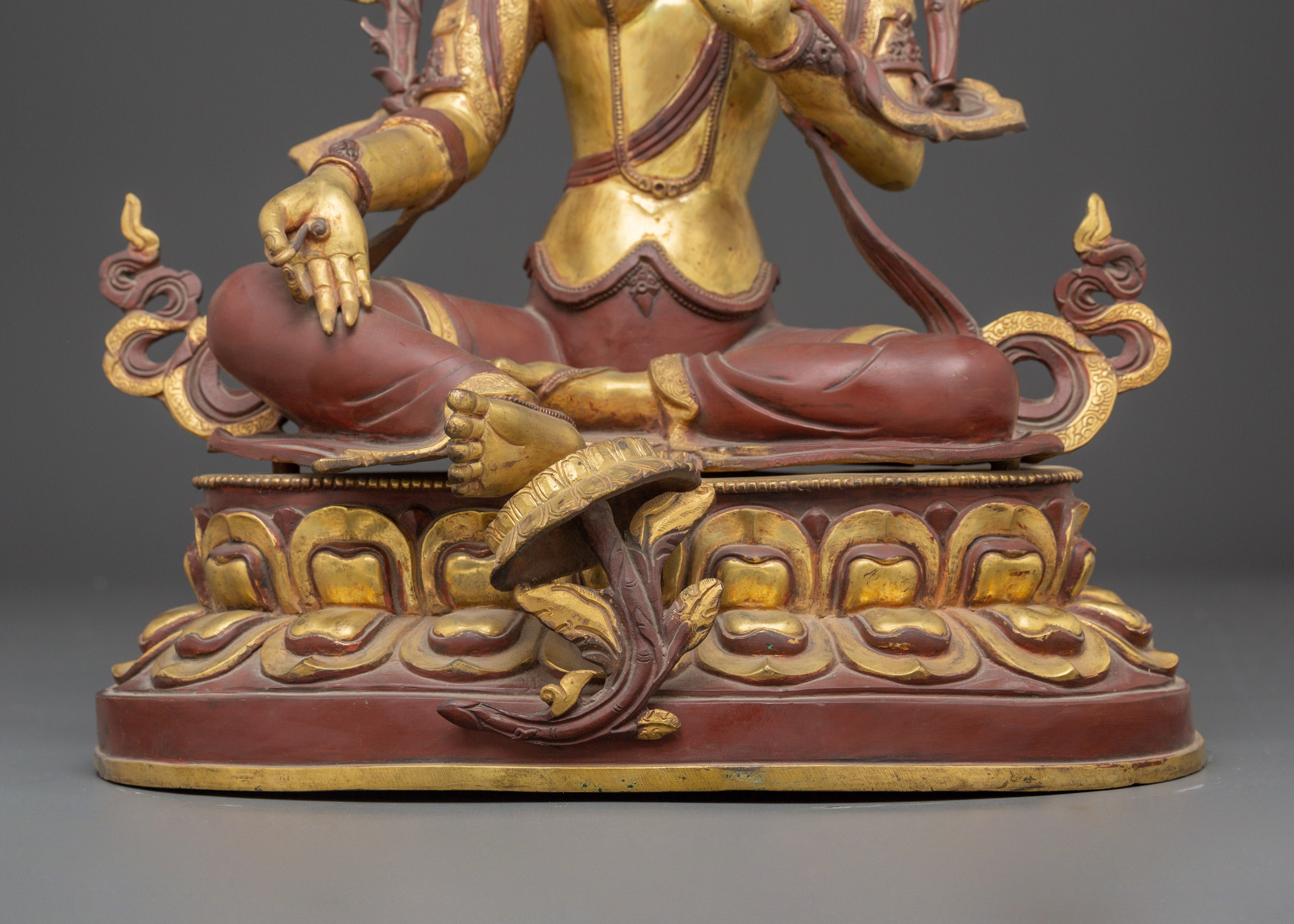 Compassionate Goddess Green Tara | Shyama Tara Sculpture