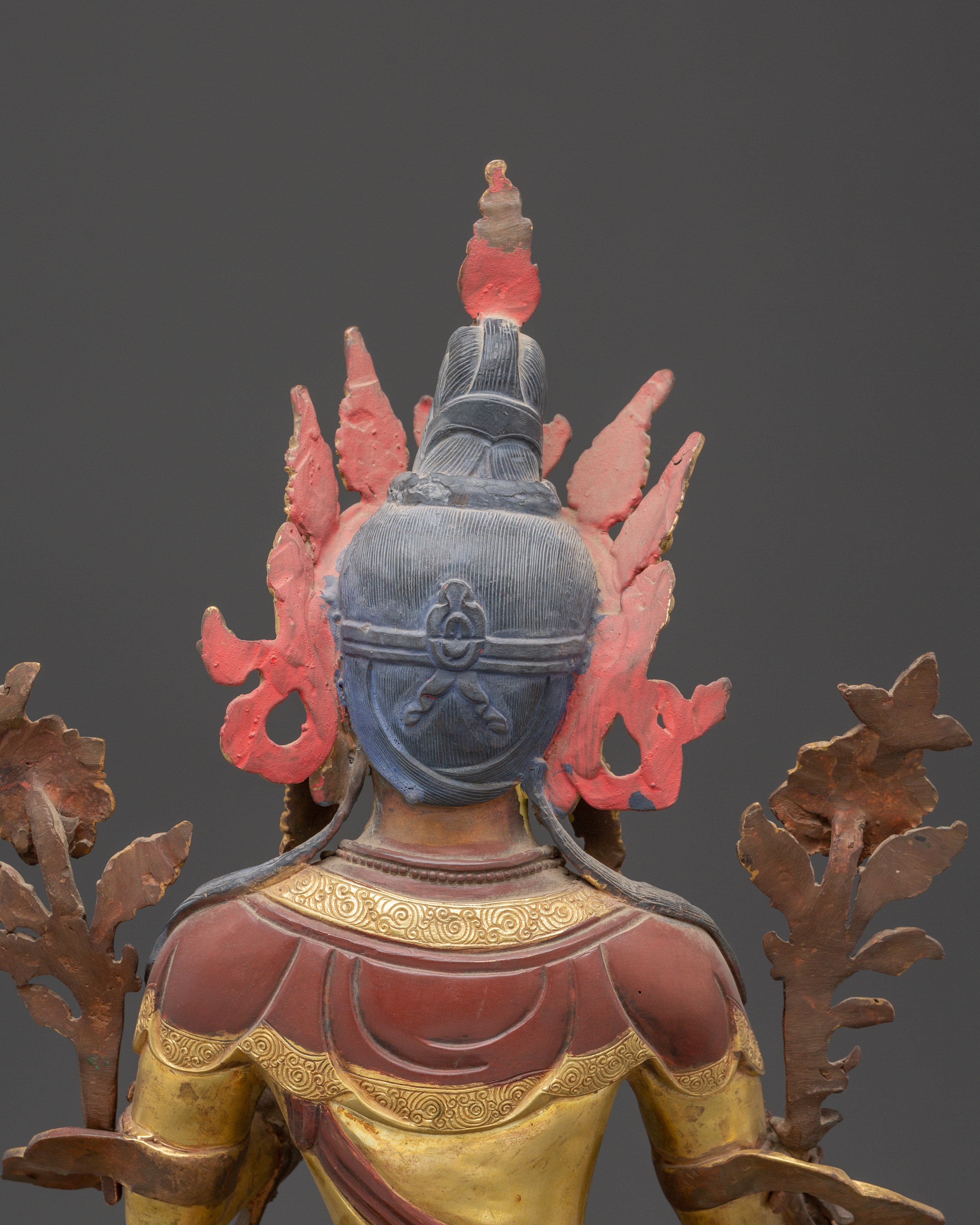 Compassionate Goddess Green Tara | Shyama Tara Sculpture