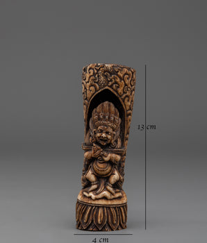 Sakya Mahakala Stamp | Sacred Guardian of the Dharma