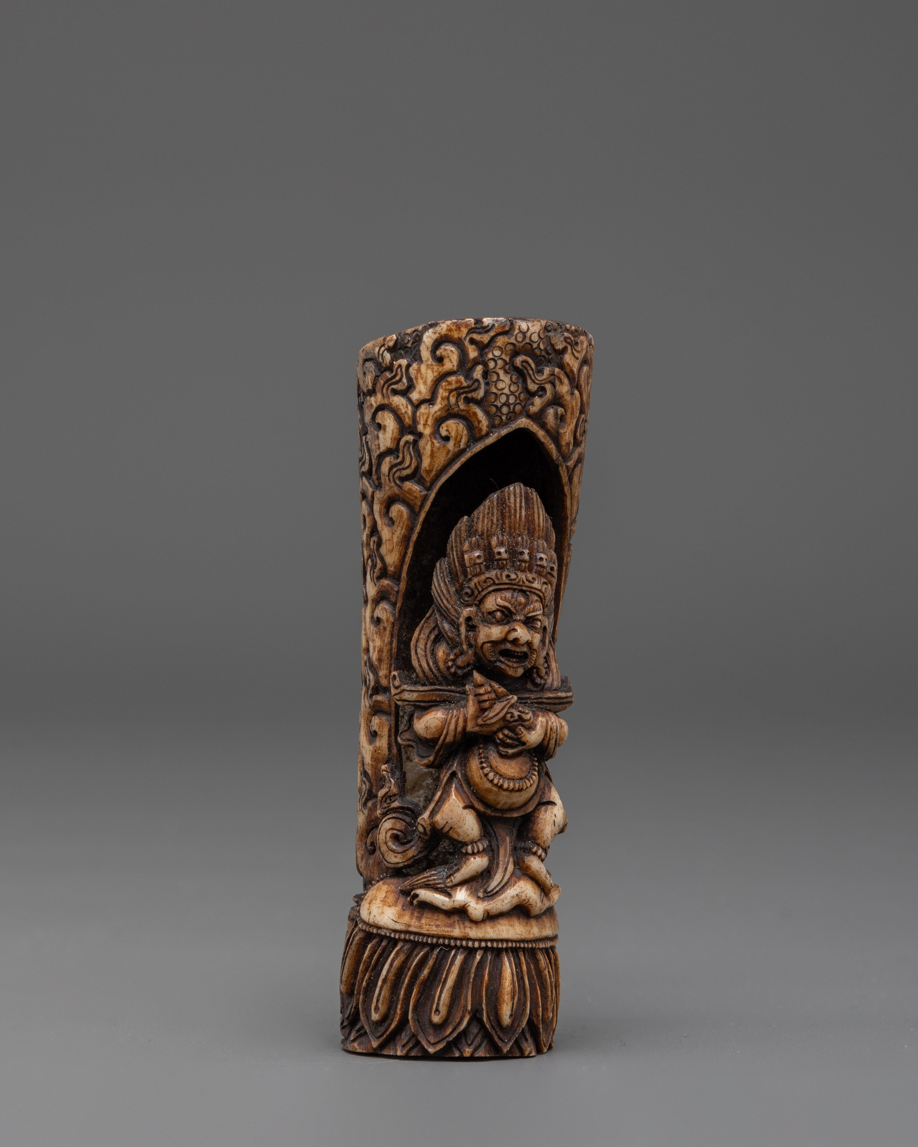 Sakya Mahakala Stamp | Sacred Guardian of the Dharma