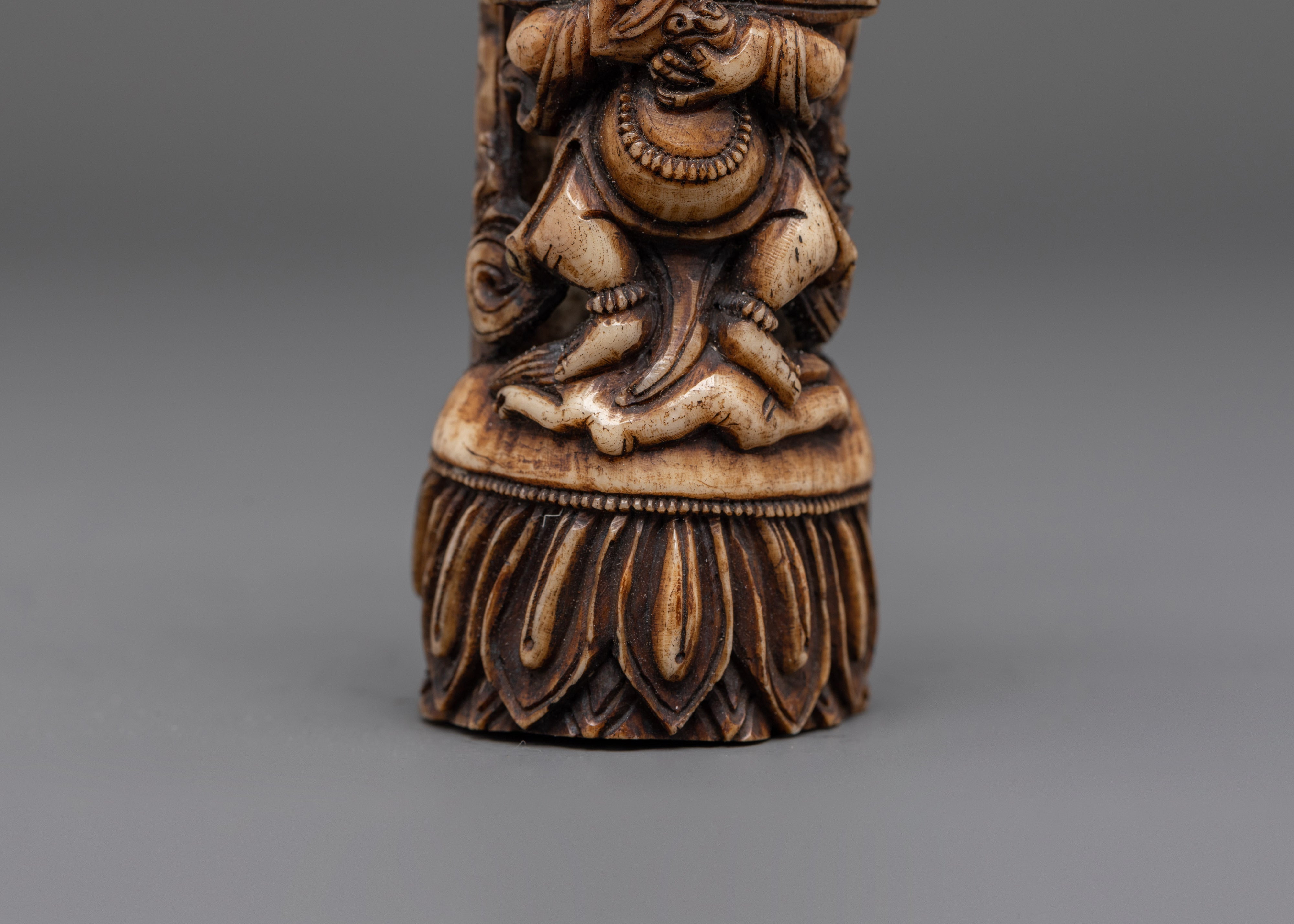 Sakya Mahakala Stamp | Sacred Guardian of the Dharma