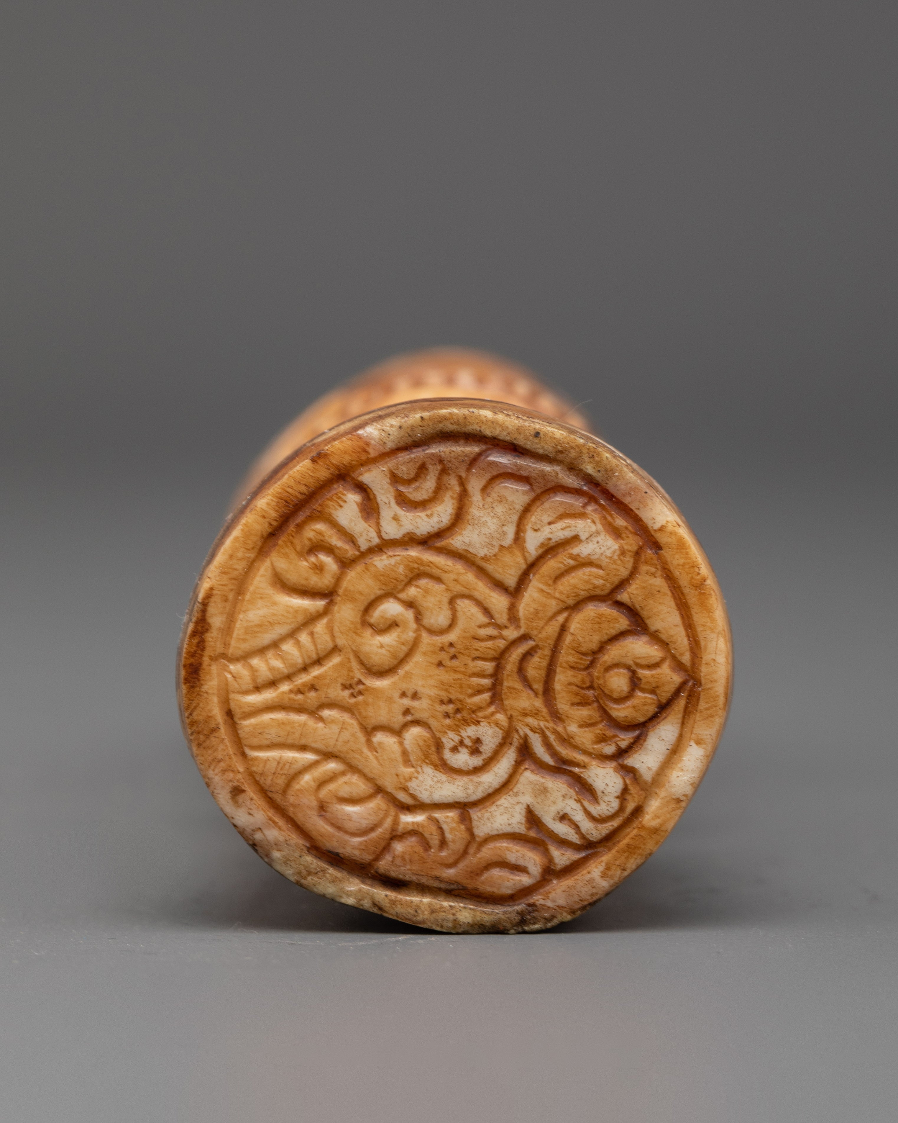 Buddhist Handmade Stamp | Tibetan Ritual Tool for Empowerment and Protection