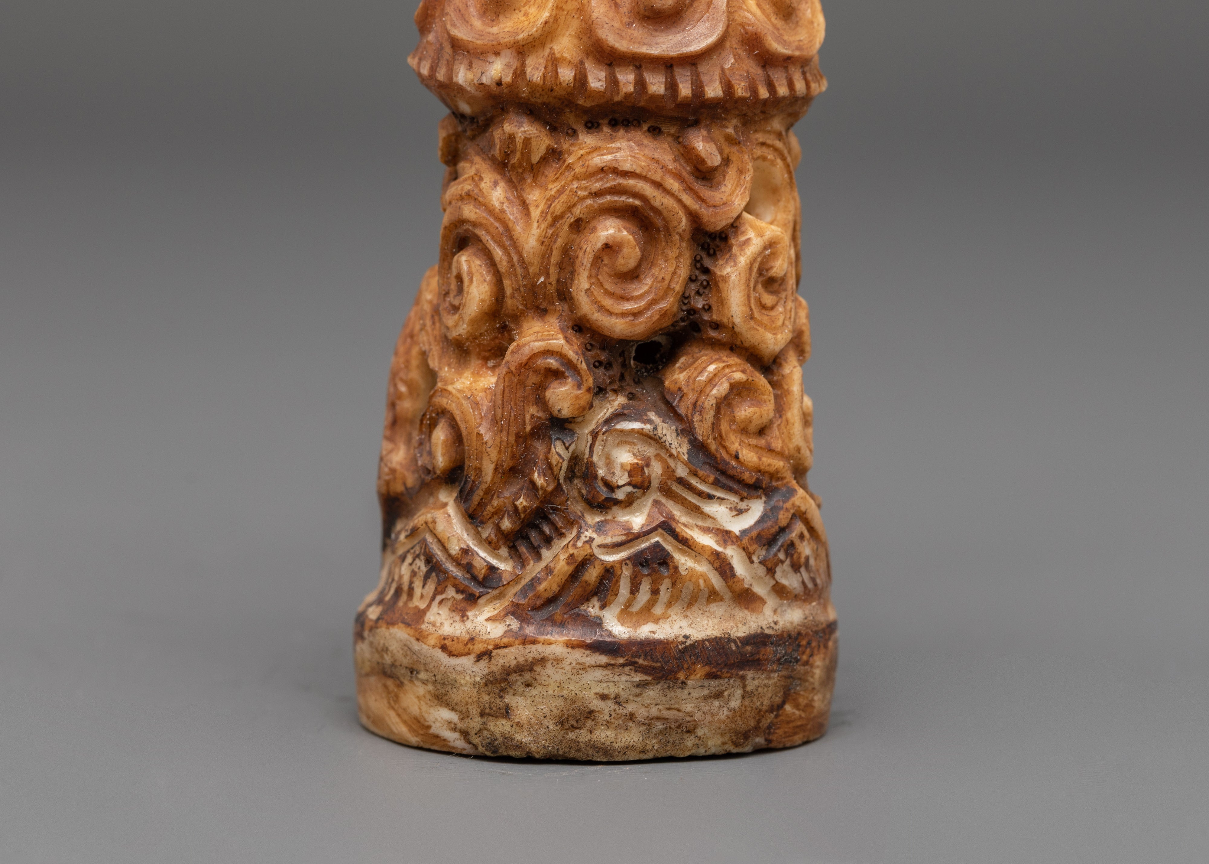 Buddhist Handmade Stamp | Tibetan Ritual Tool for Empowerment and Protection