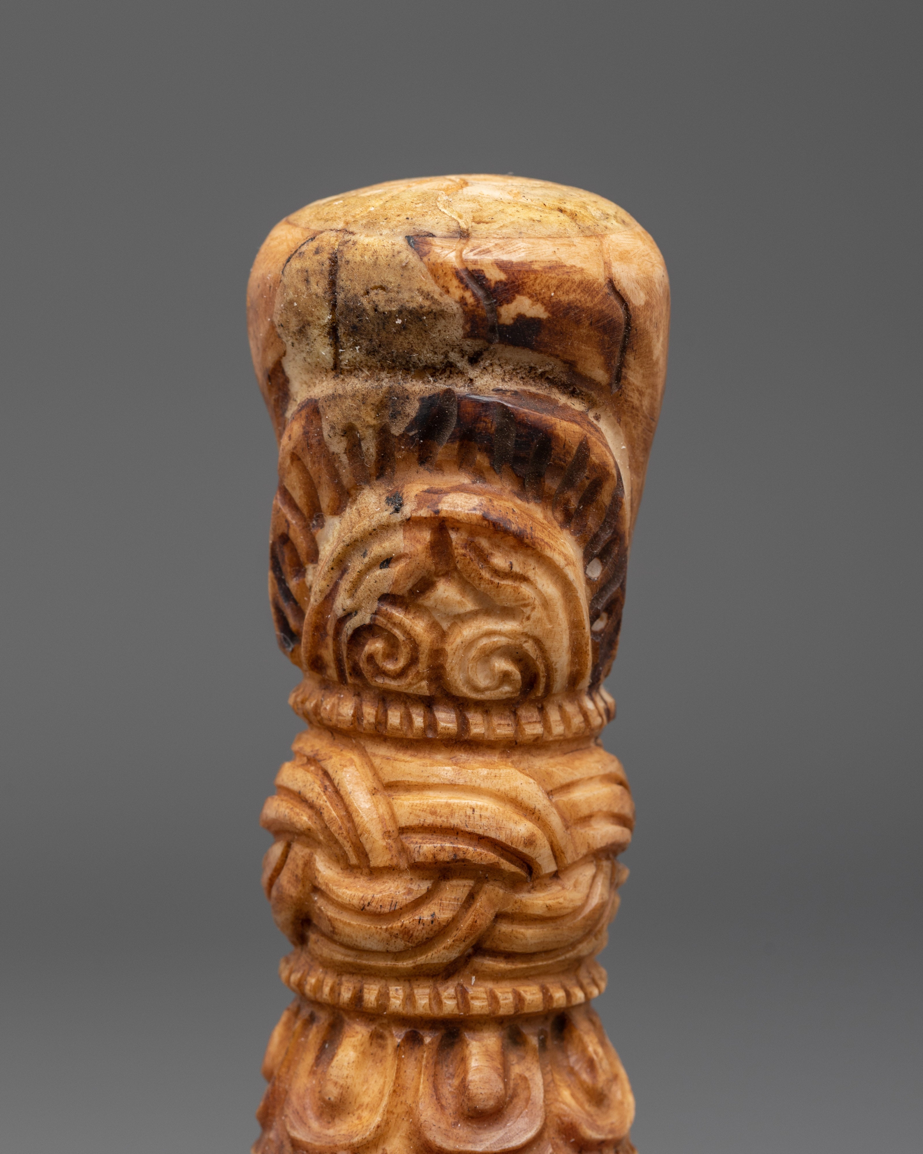 Buddhist Handmade Stamp | Tibetan Ritual Tool for Empowerment and Protection