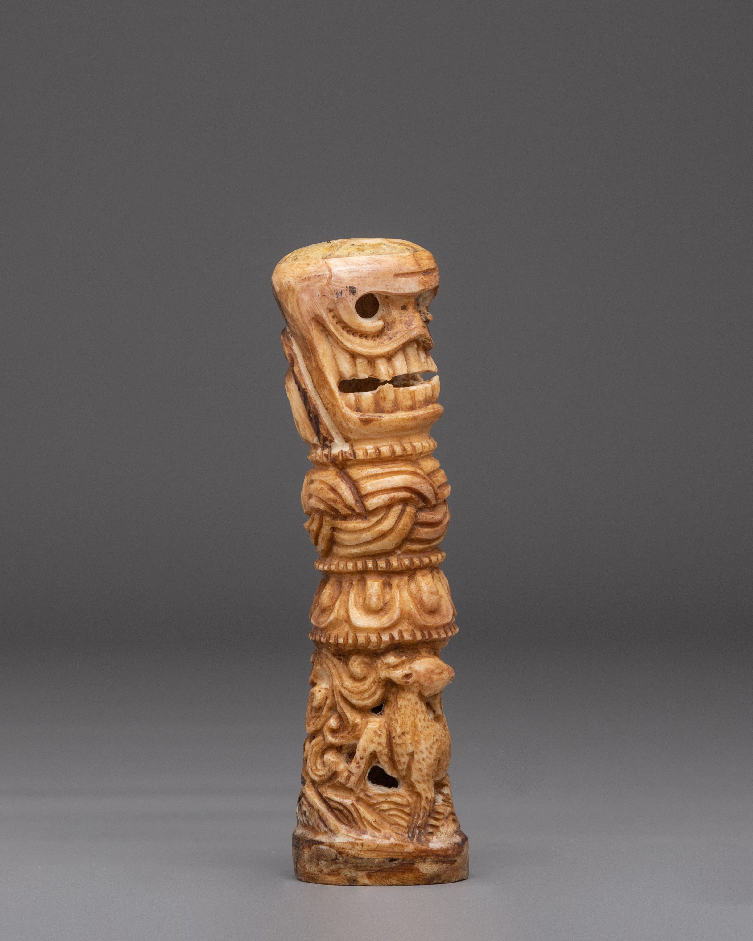 Buddhist Handmade Stamp | Tibetan Ritual Tool for Empowerment and Protection