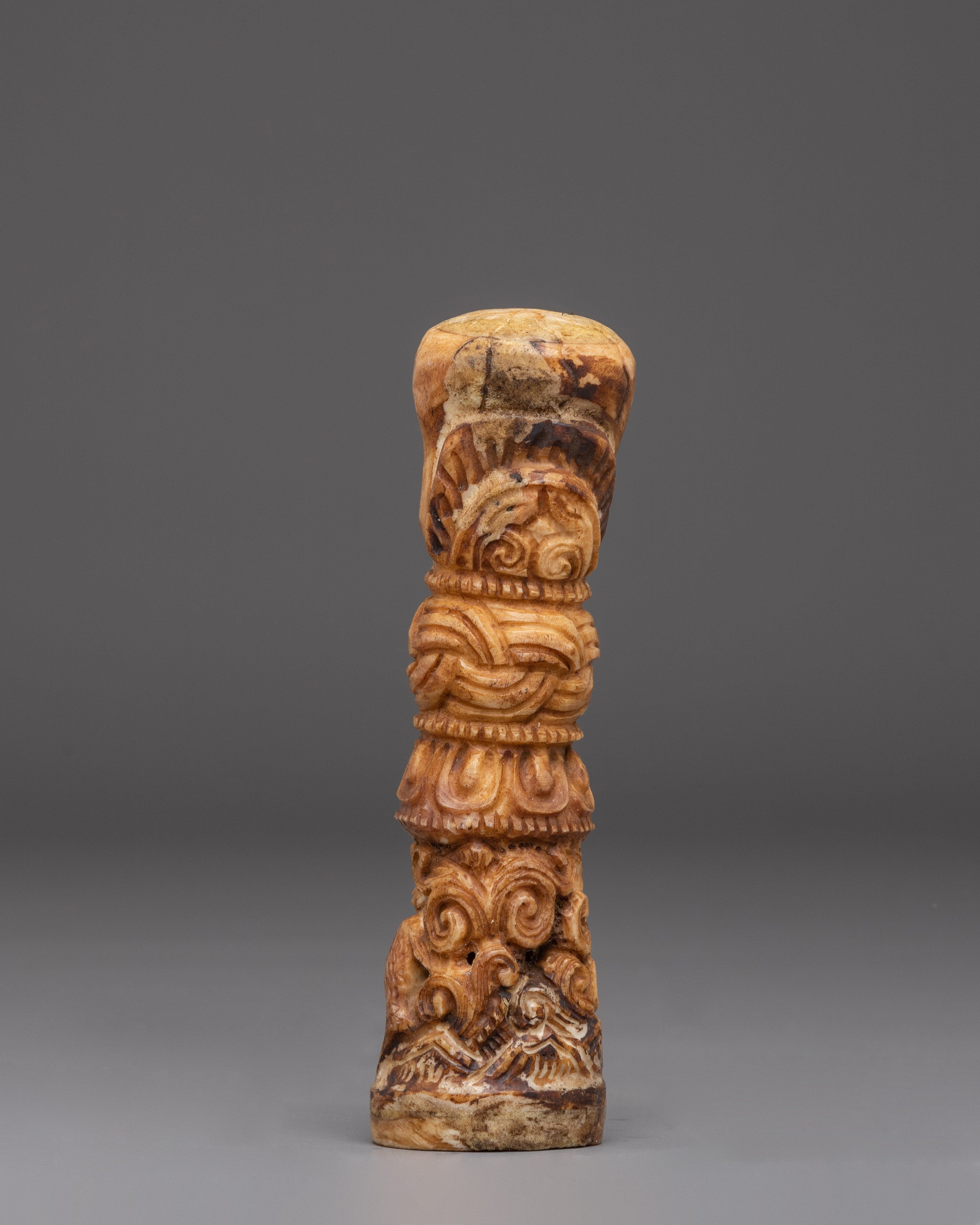 Buddhist Handmade Stamp | Tibetan Ritual Tool for Empowerment and Protection