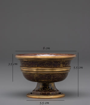Water Bowl Set for Offering Ceremonies | Spiritual Buddhist Set
