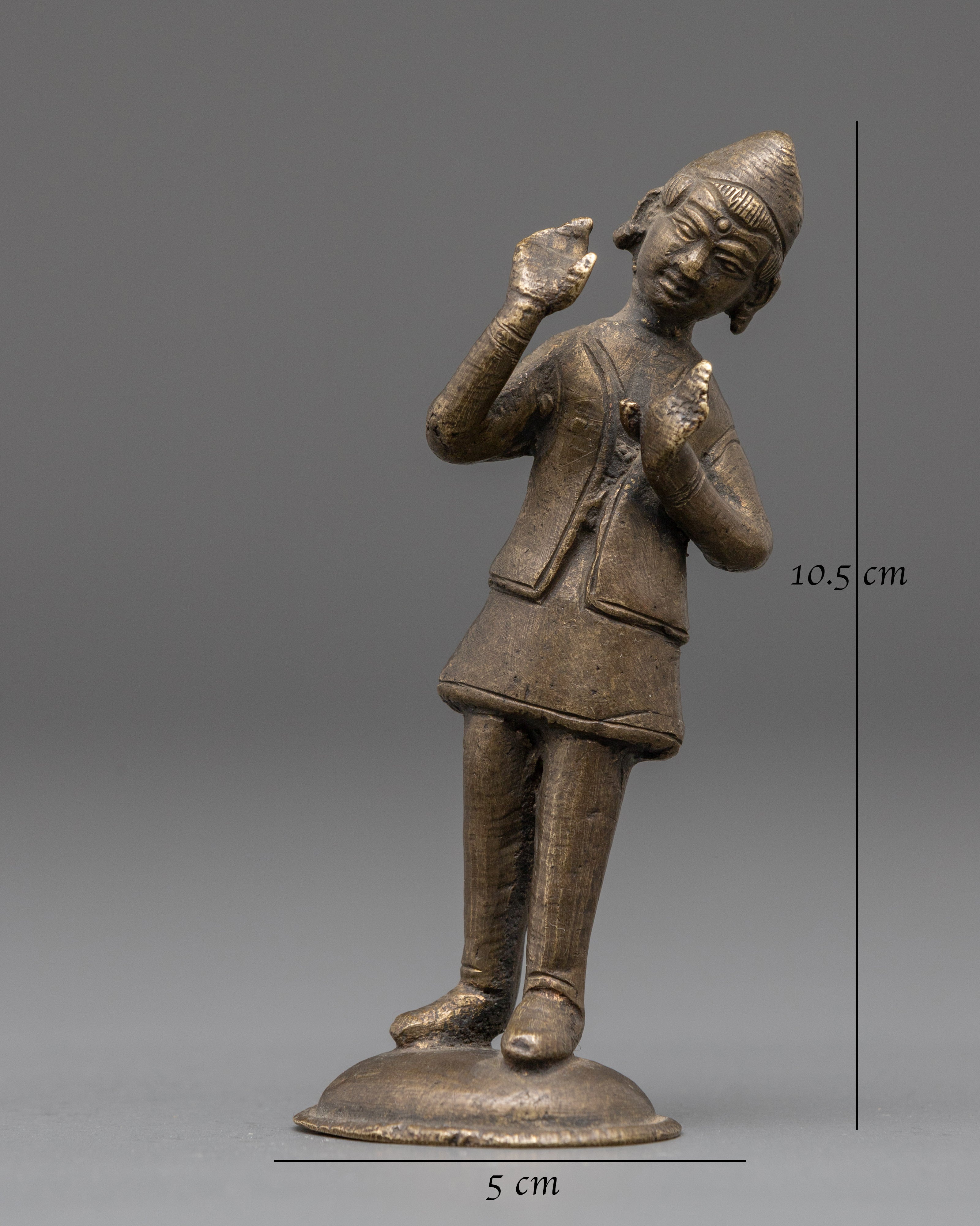 Brass Musical Statue | Nepalese Art