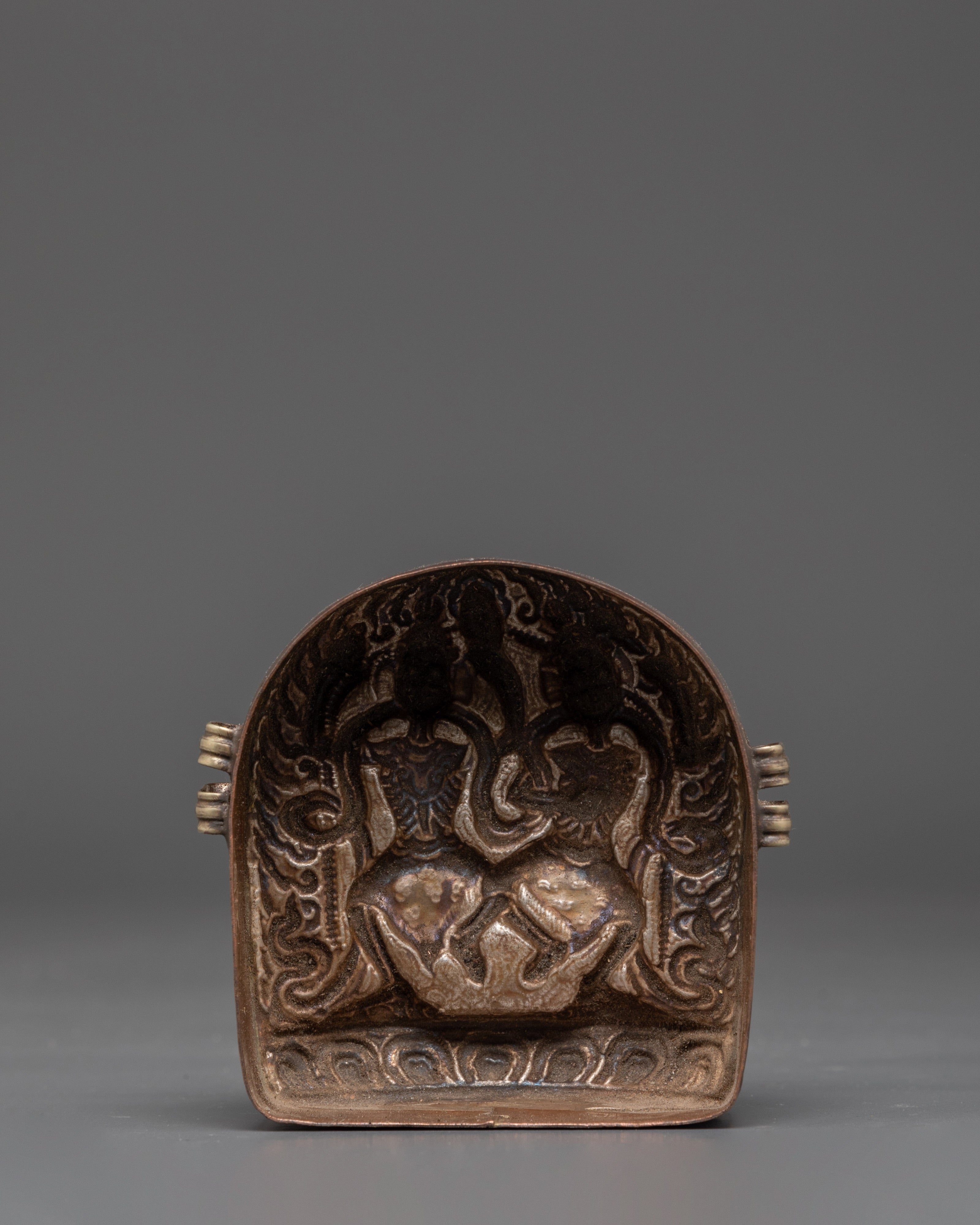 Skeleton Guardians Chitipati Ghau Box | Himalayan Buddhist Ritual Box