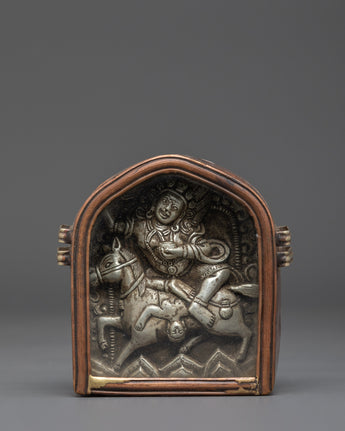 Buddhist protective amulet case