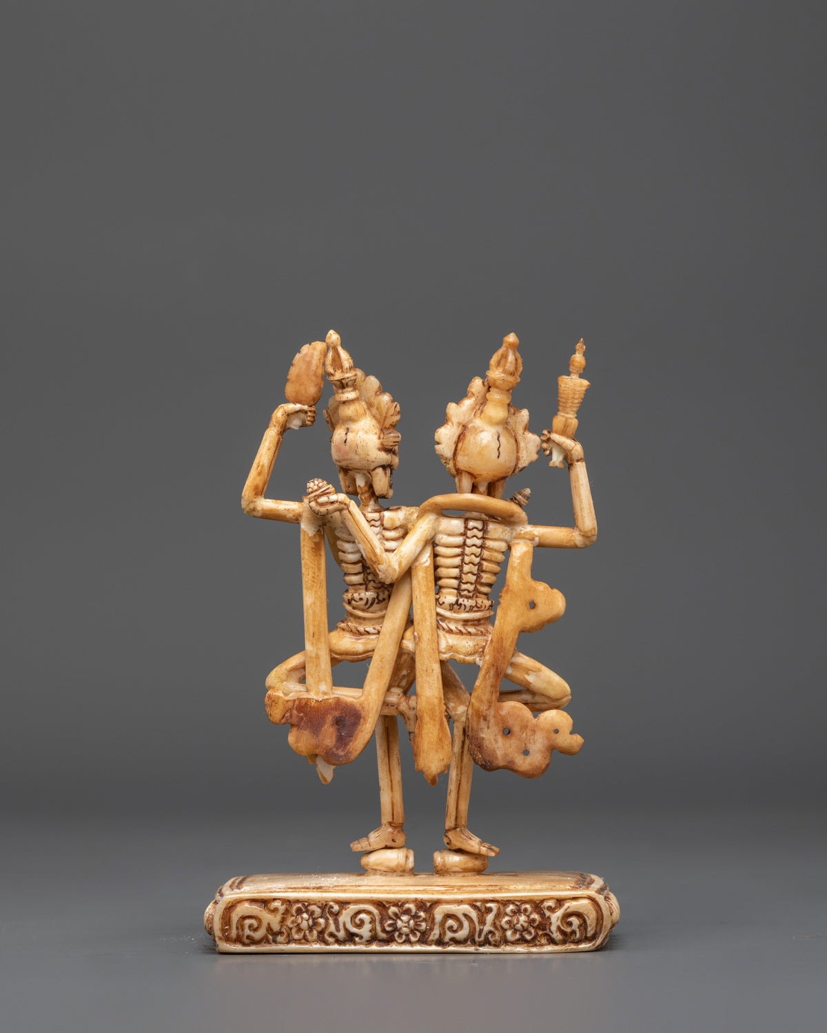 Chitipati Buddhist Protector Deity Bone Craving | A Buddhist Symbol of Protection