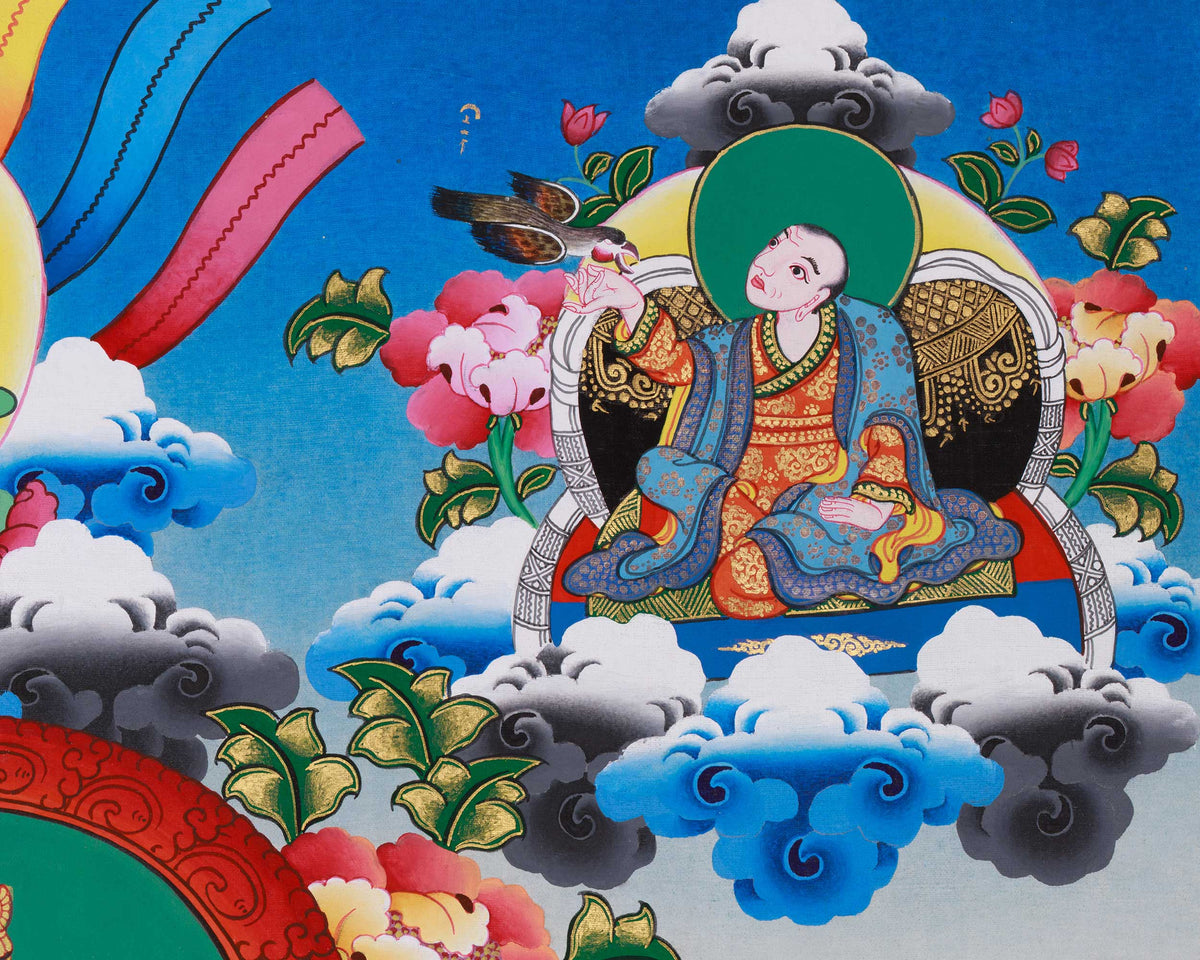 Tsokye Tuktik Thangka | The Divine Teachings of Compassion and Wisdom