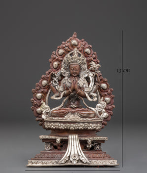 Four Armed Chenrezig Sculpture | Bodhisattva of Compassion