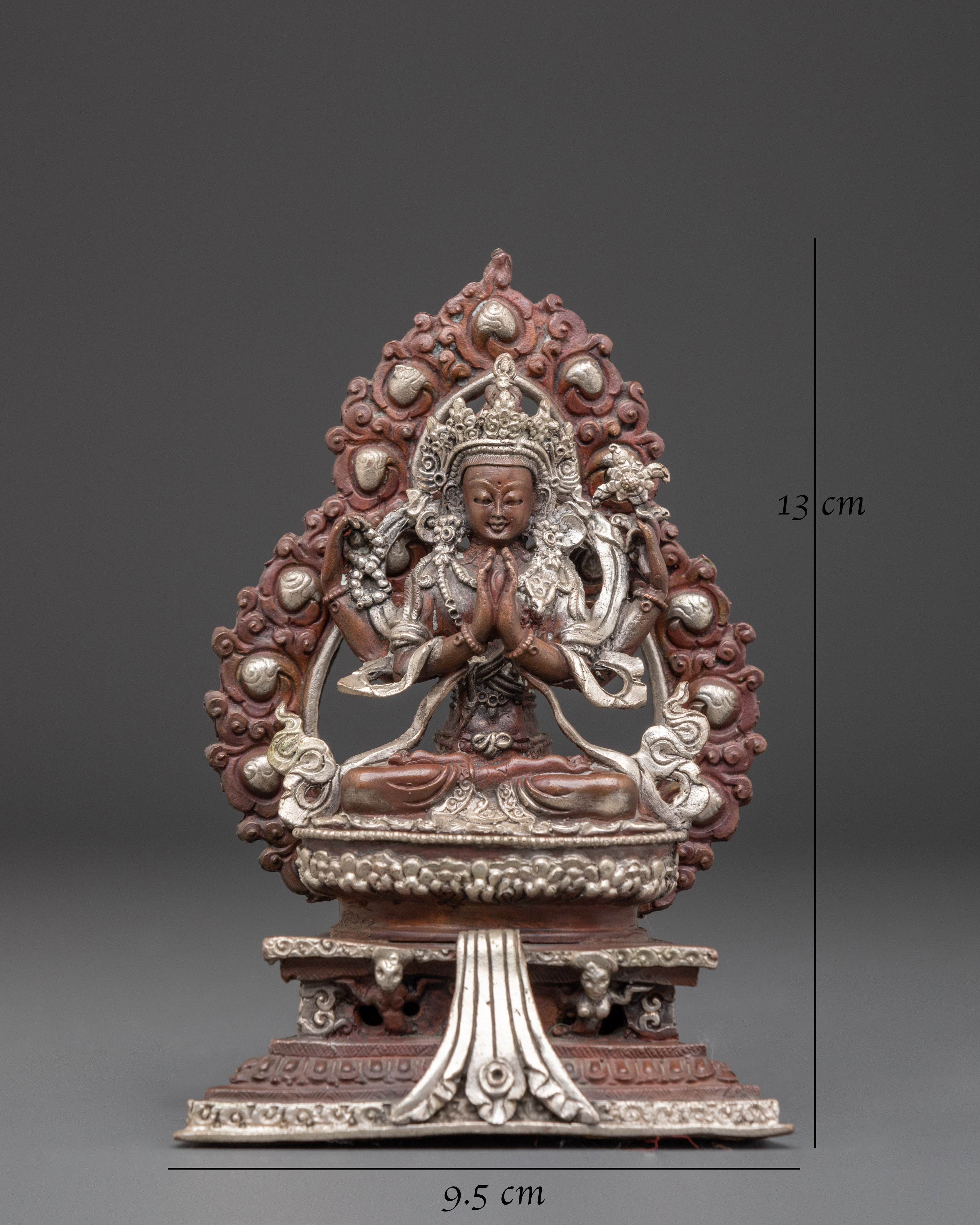 Four Armed Chenrezig Sculpture | Bodhisattva of Compassion