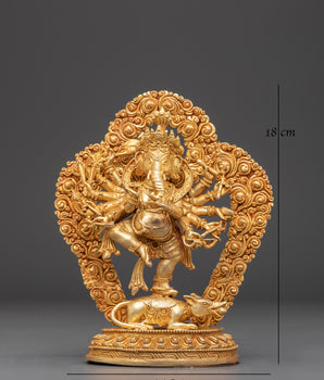 Spiritual Ganesh Figure | Ganesha Statue for Altar and Home