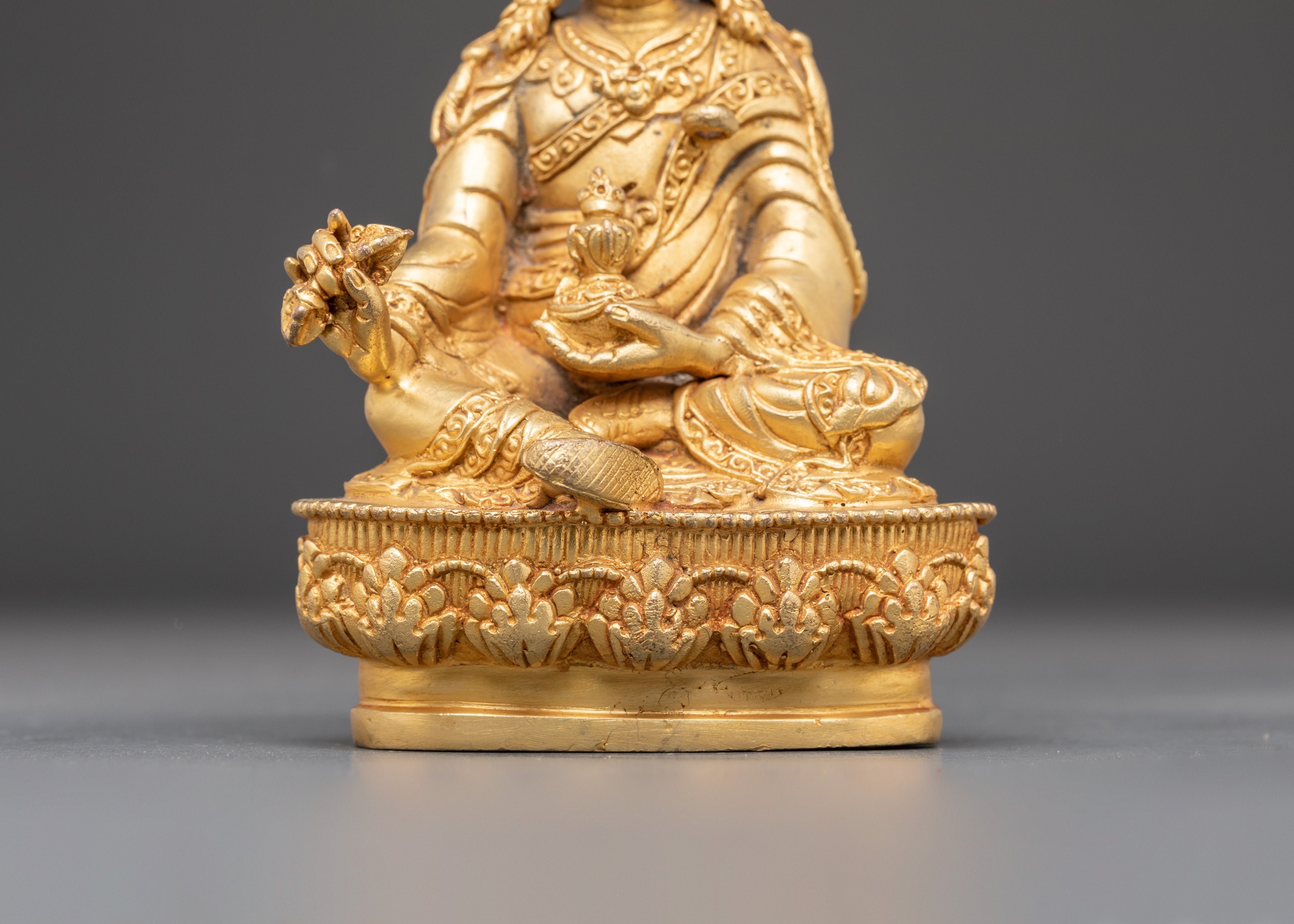 Tibetan Guru Rinpoche Figurine | Symbol of Enlightened Wisdom