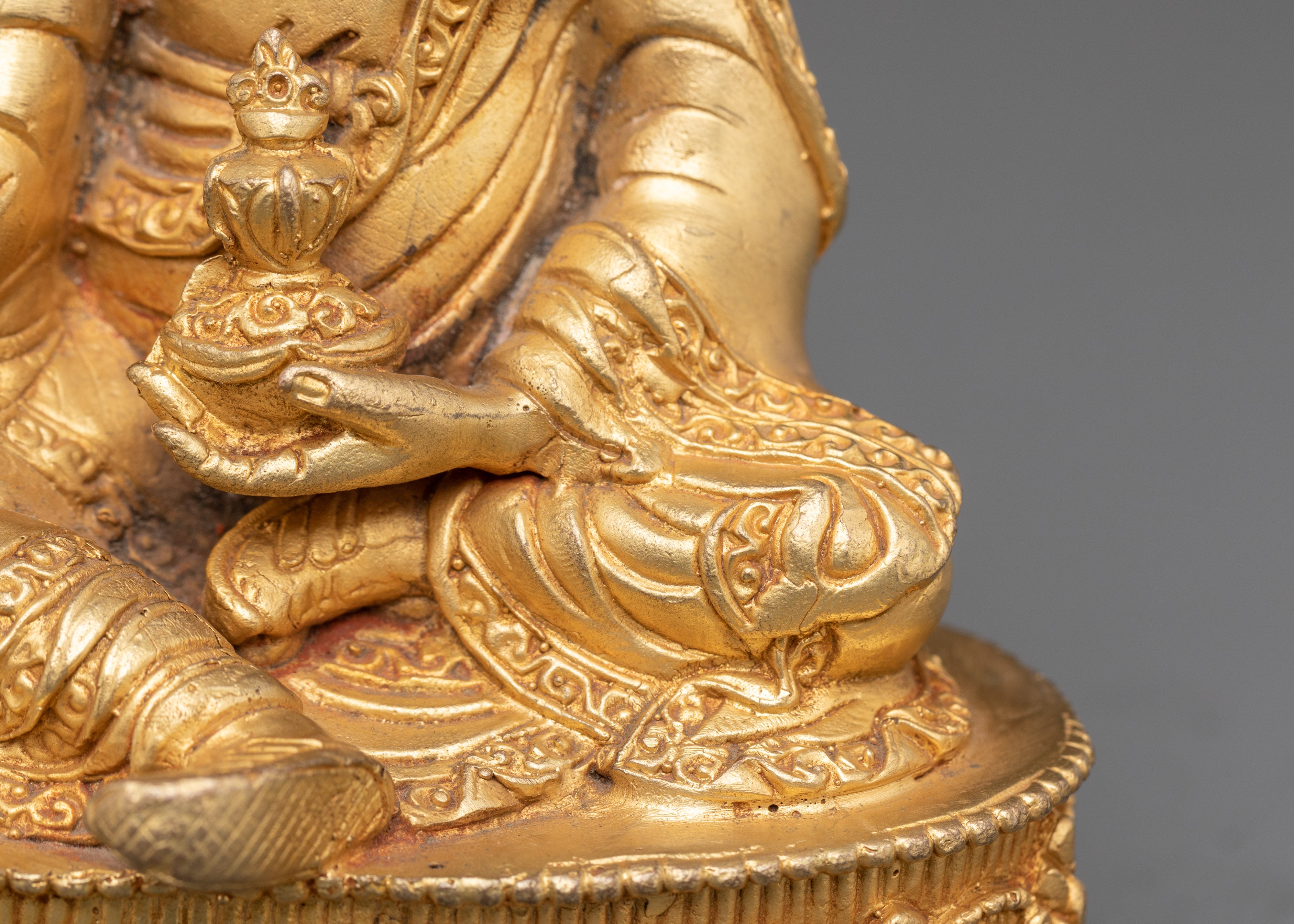 Tibetan Guru Rinpoche Figurine | Symbol of Enlightened Wisdom