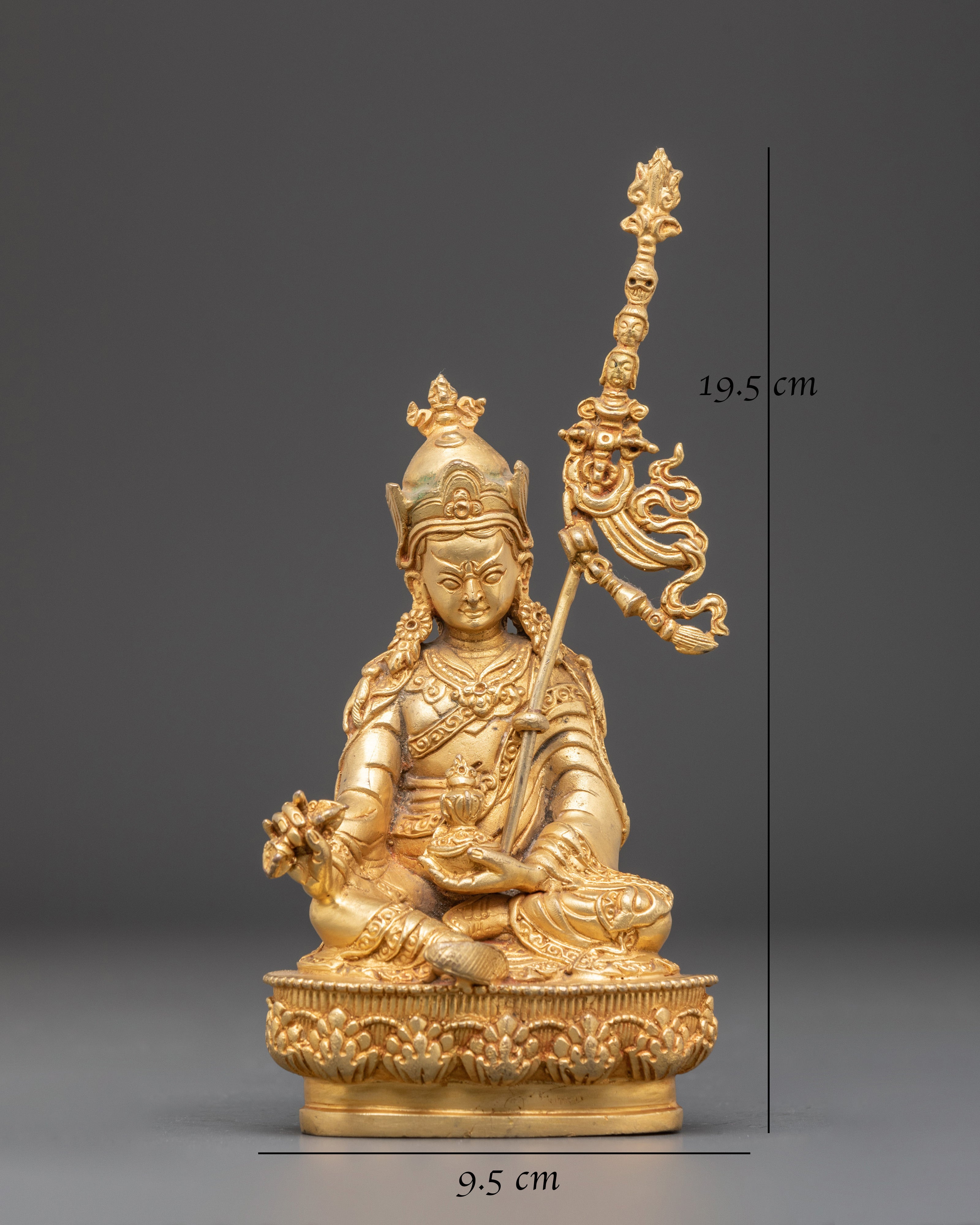 Tibetan Guru Rinpoche Figurine | Symbol of Enlightened Wisdom