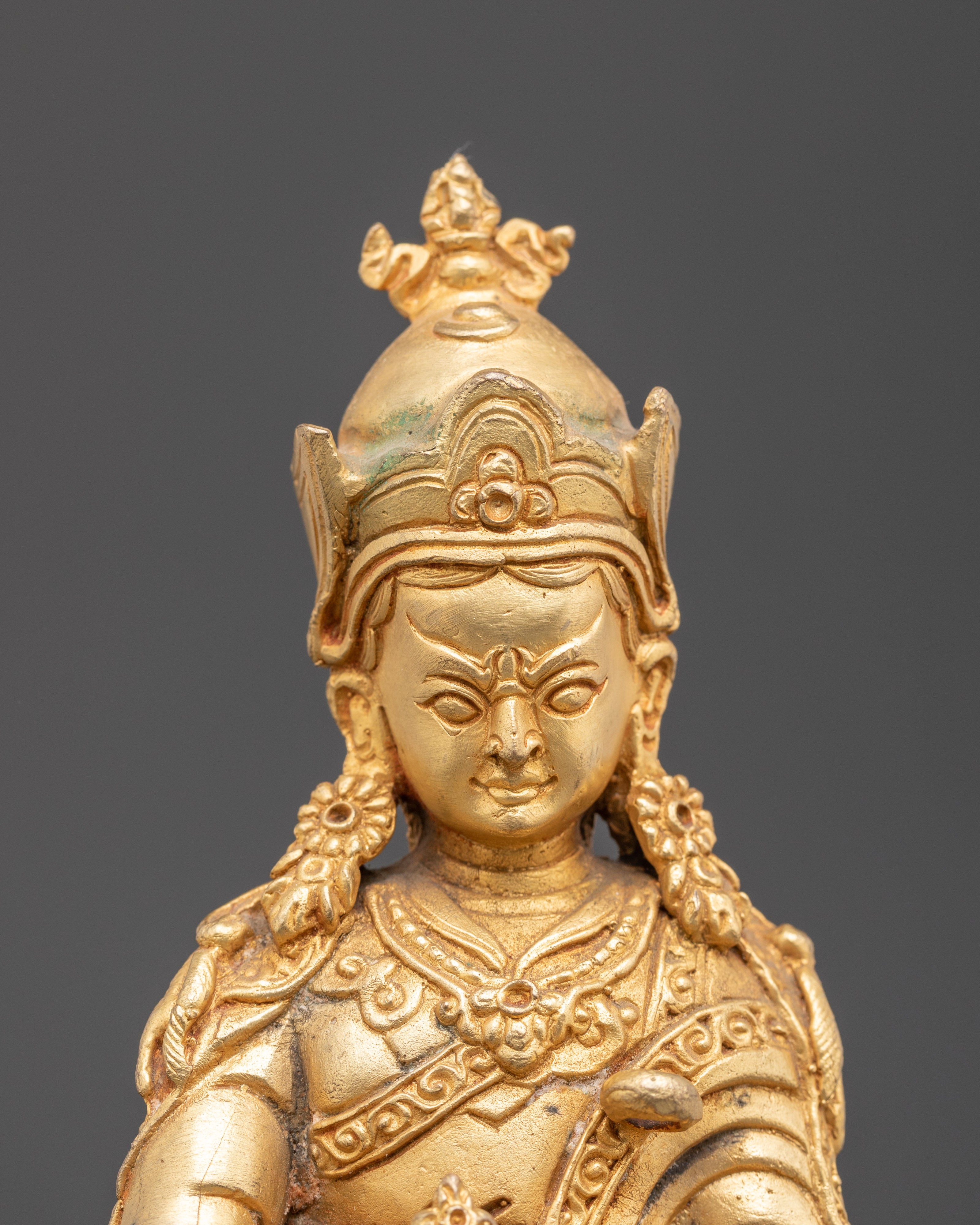 Tibetan Guru Rinpoche Figurine | Symbol of Enlightened Wisdom