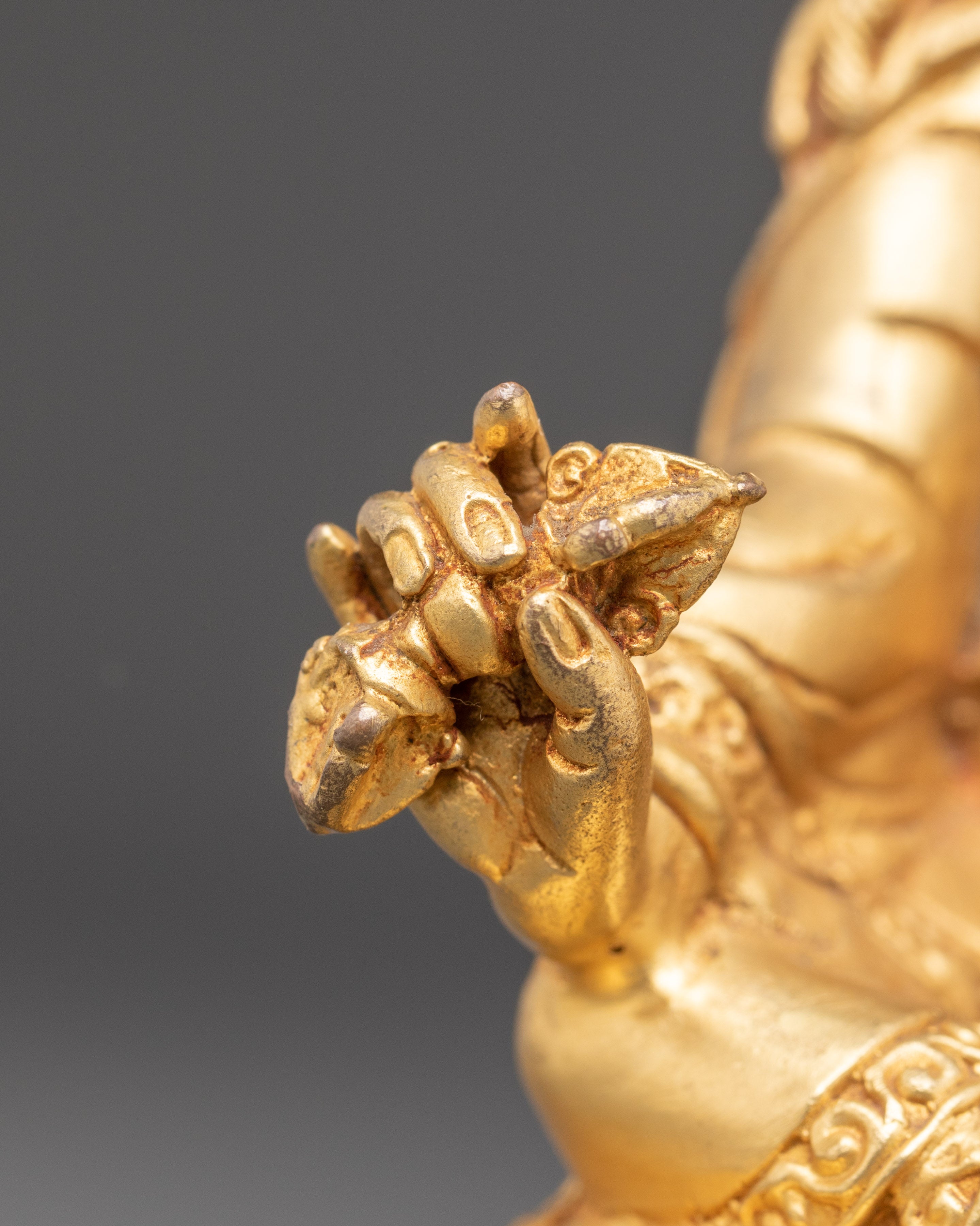 Tibetan Guru Rinpoche Figurine | Symbol of Enlightened Wisdom
