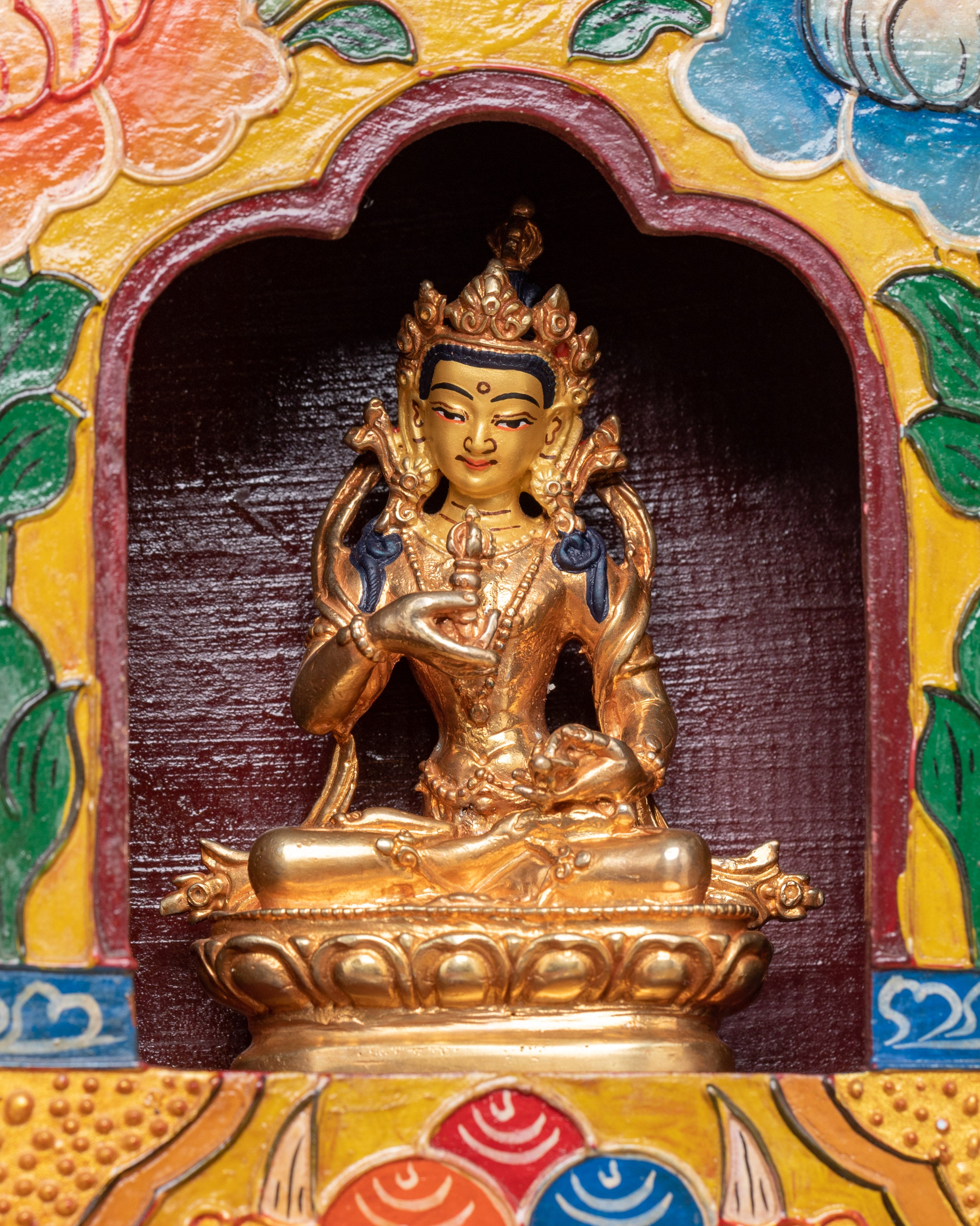 Buddhist Altar Box with Buddha Statue | Altar and Meditation Decor
