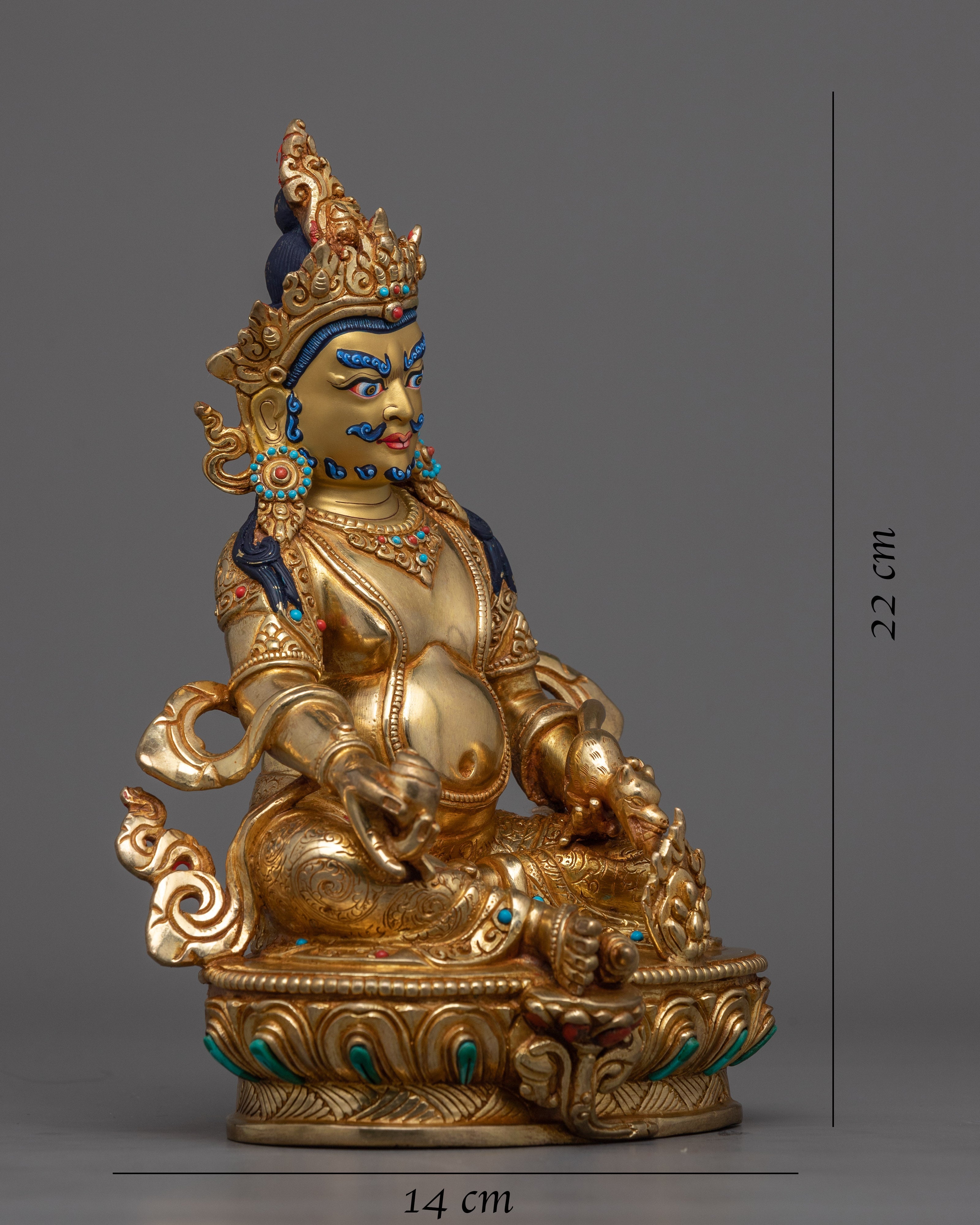 Dzambhala Wealth Deity Statue