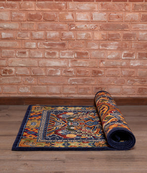 Handcrafted Tibetan Carpet | Traditional Wool Carpet with 200 Knots