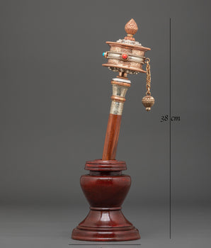 Handheld Spiritual Prayer Wheel | A Guide to Mindful Practice
